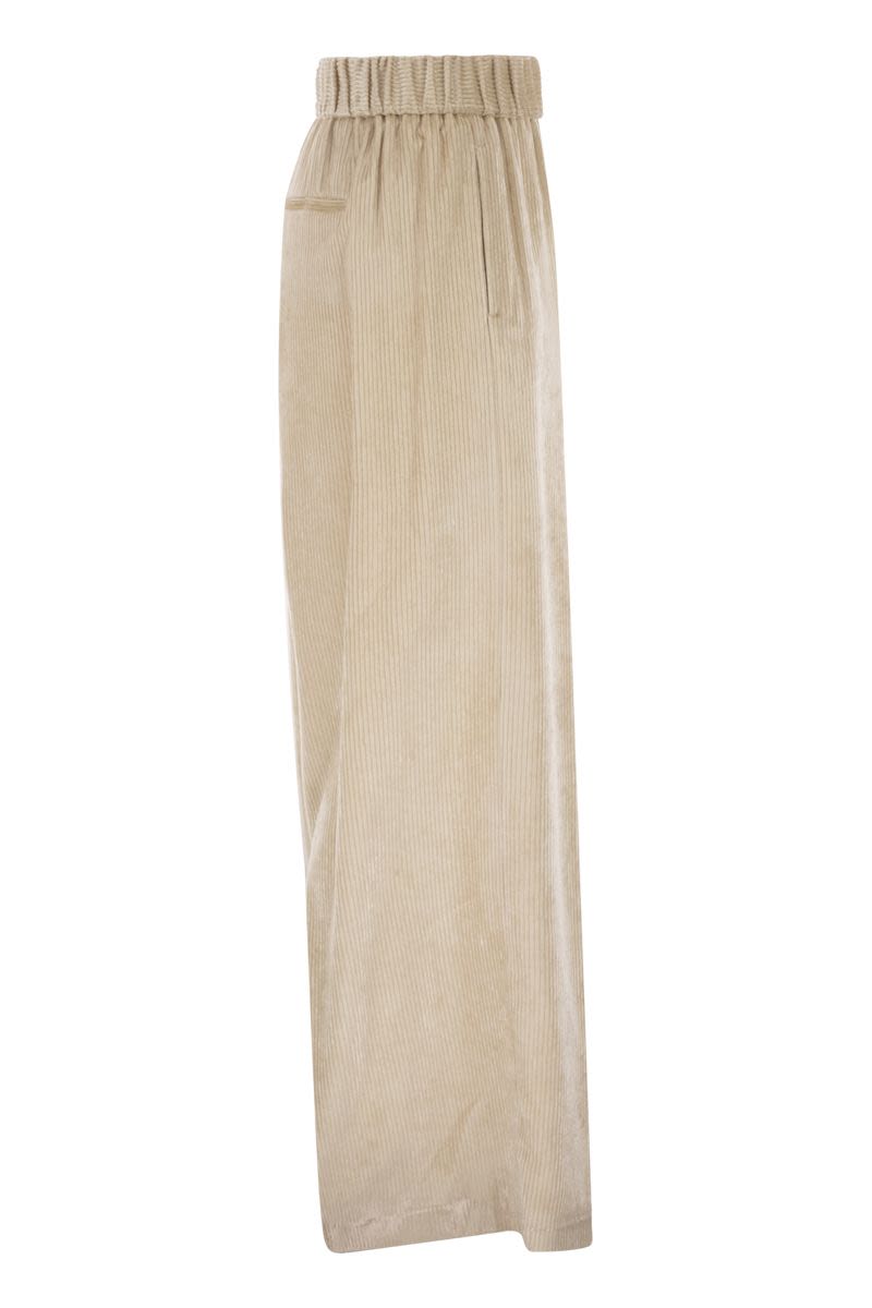 PESERICO Fluid Wide-Leg Trousers
