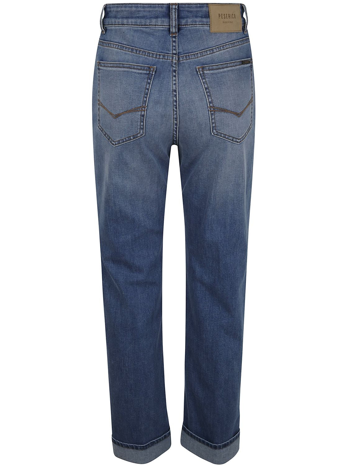 PESERICO Lightweight Comfort Denim Trousers for Women