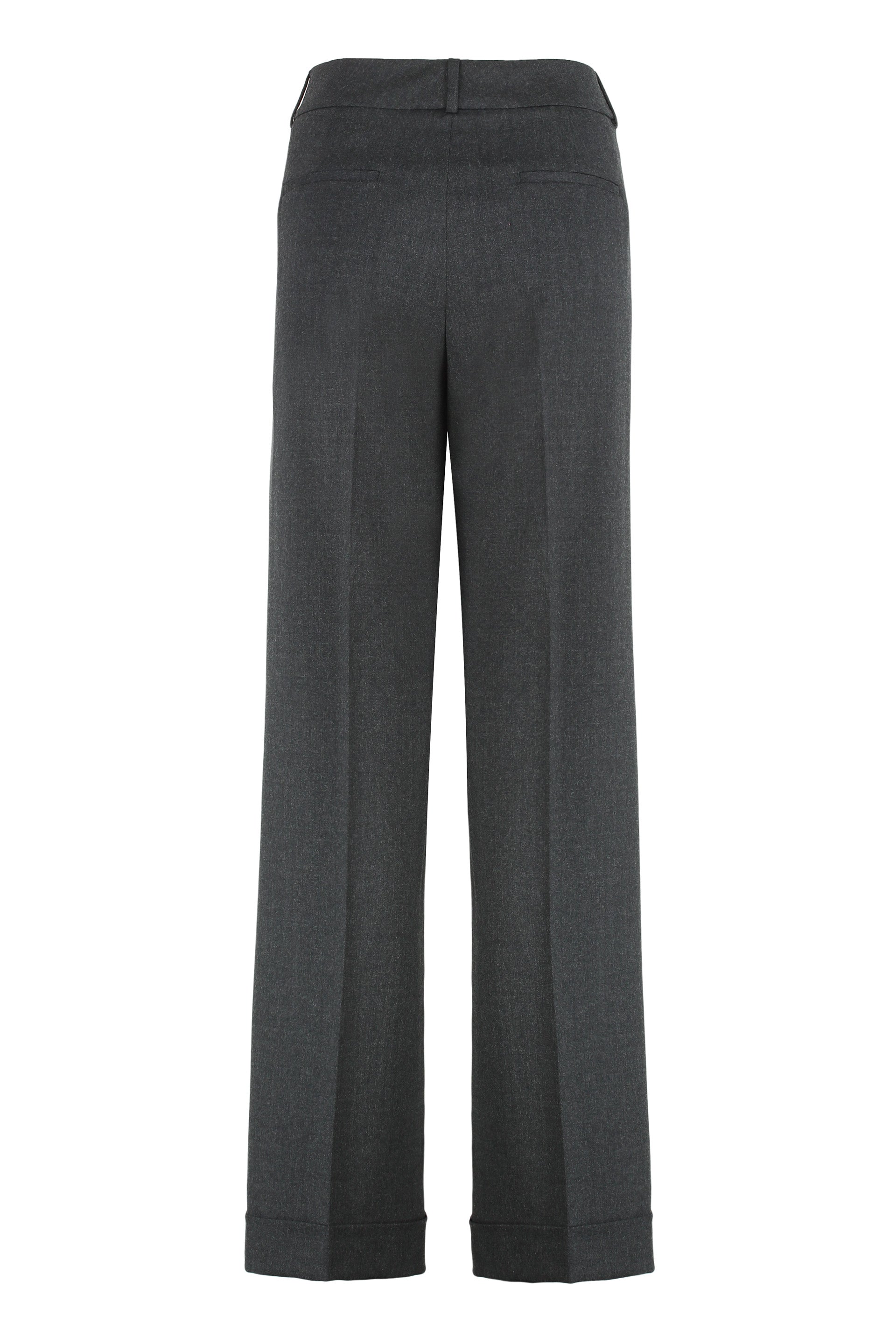 PESERICO Elegant Wide-Leg Pants for Women
