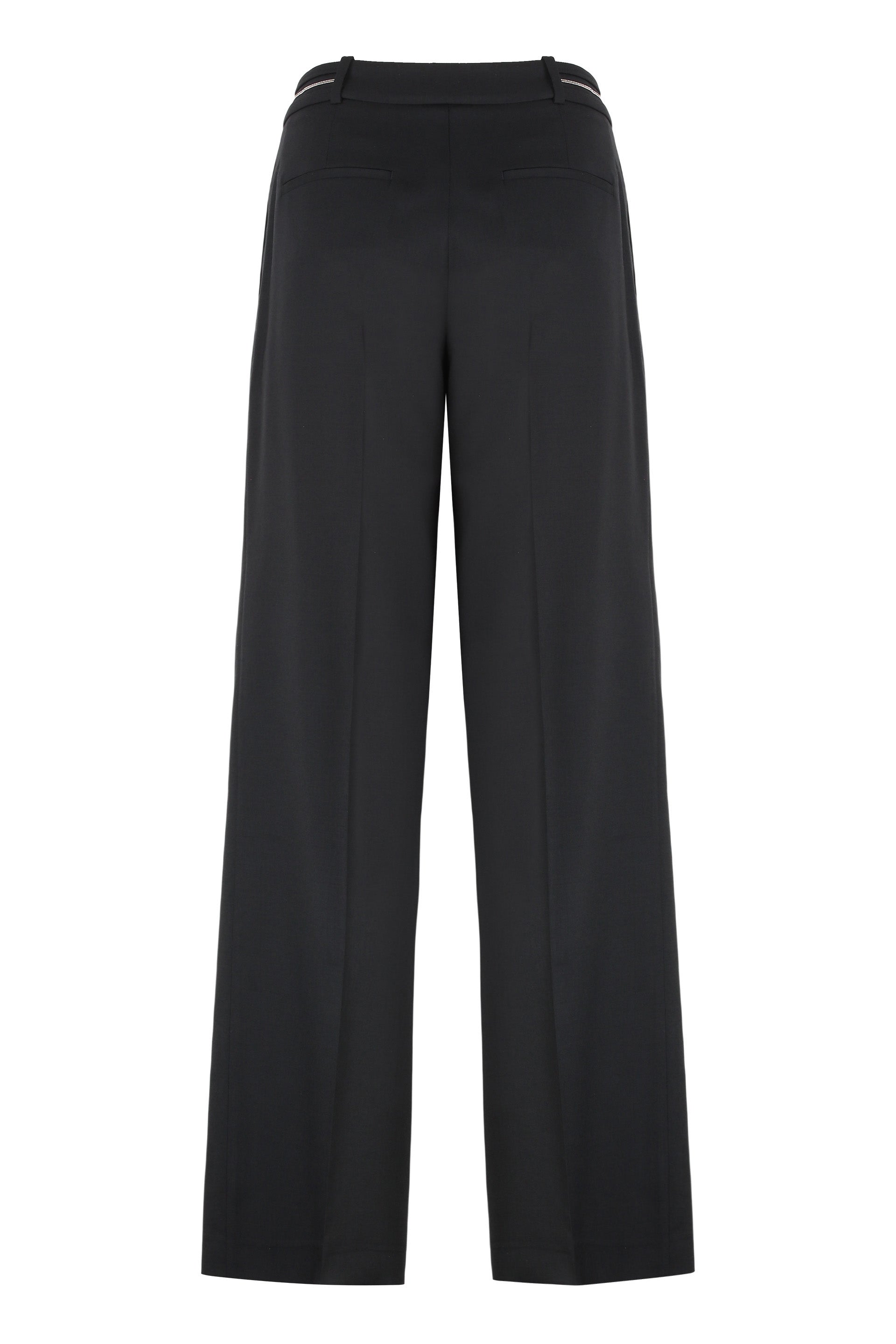 PESERICO Stylish Virgin Wool Pants for Women