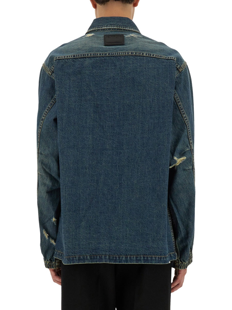 HELMUT LANG Denim Uniform Shirt - Size L