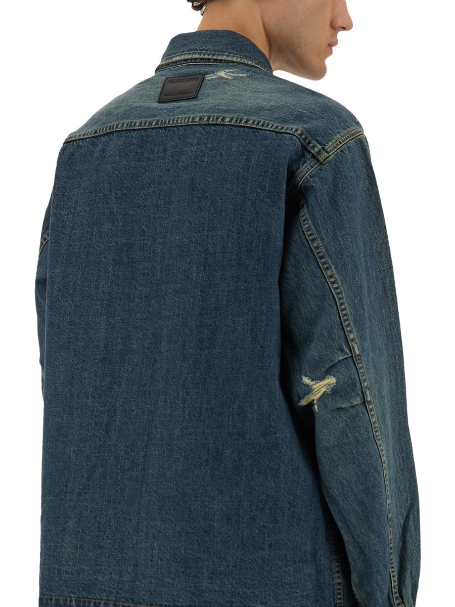 HELMUT LANG Denim Uniform Shirt - Size L