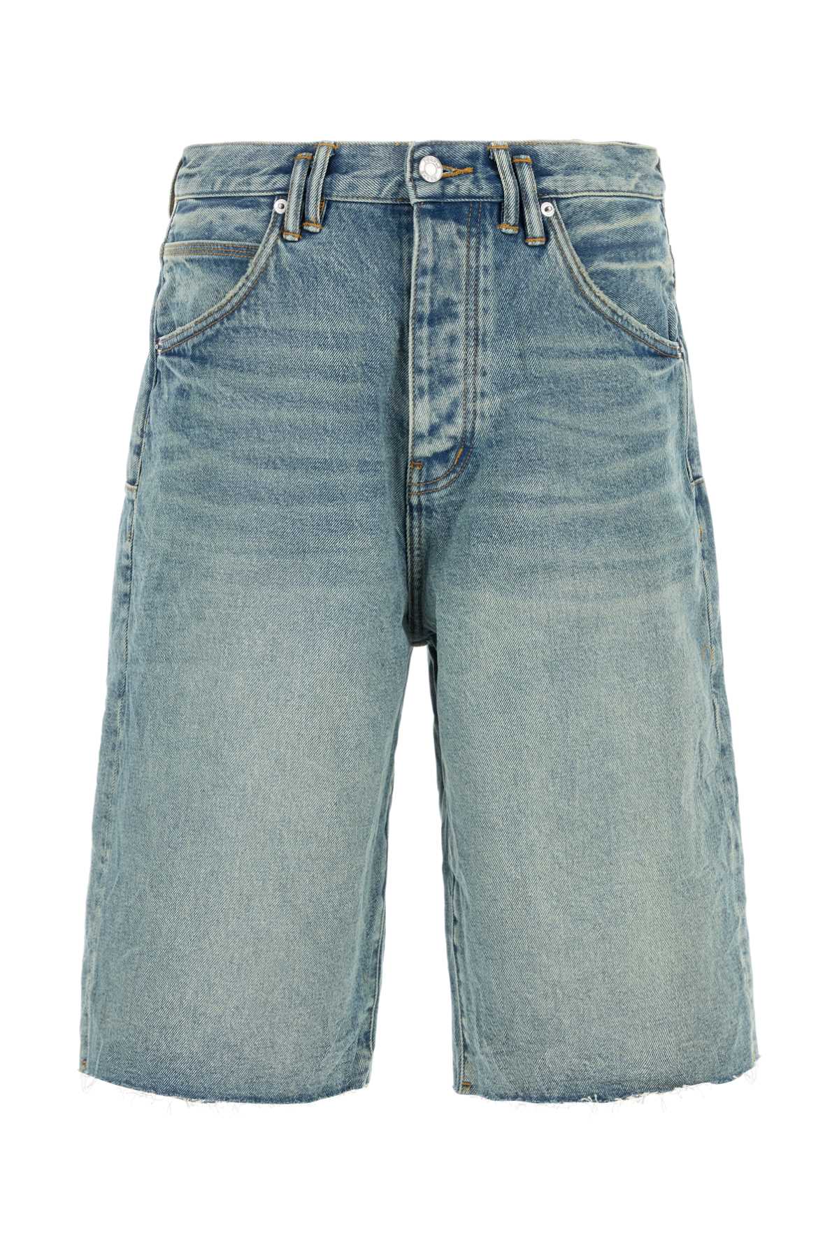 PURPLE BRAND Men's Vintage Long Short Mini Bermuda Shorts