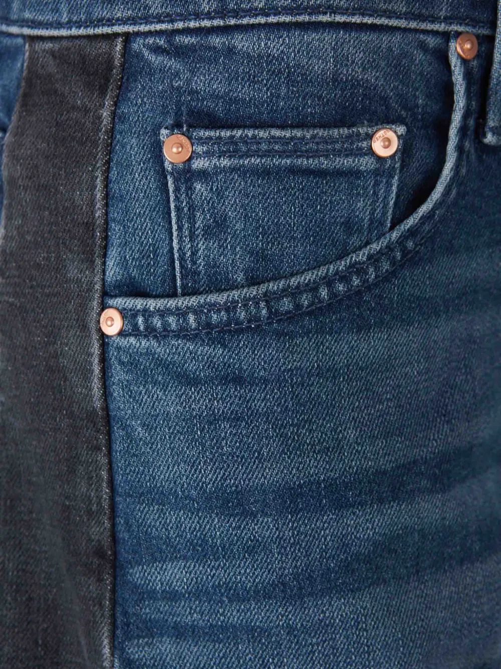 MOTHER Lil Half Pipe Mini Denim Pants