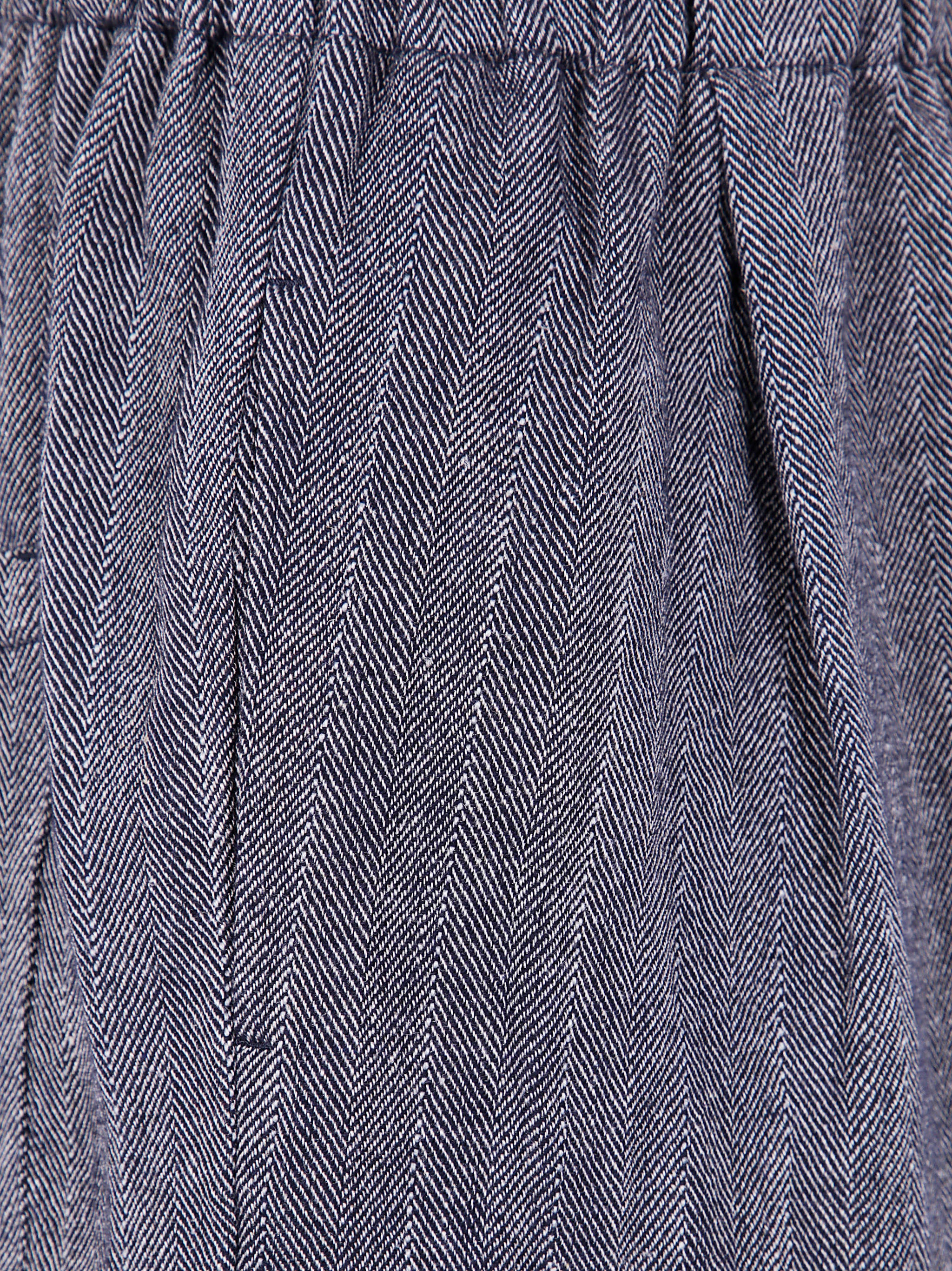 APUNTOB Regular Fit Elastic Waist Trousers with Pockets for Women