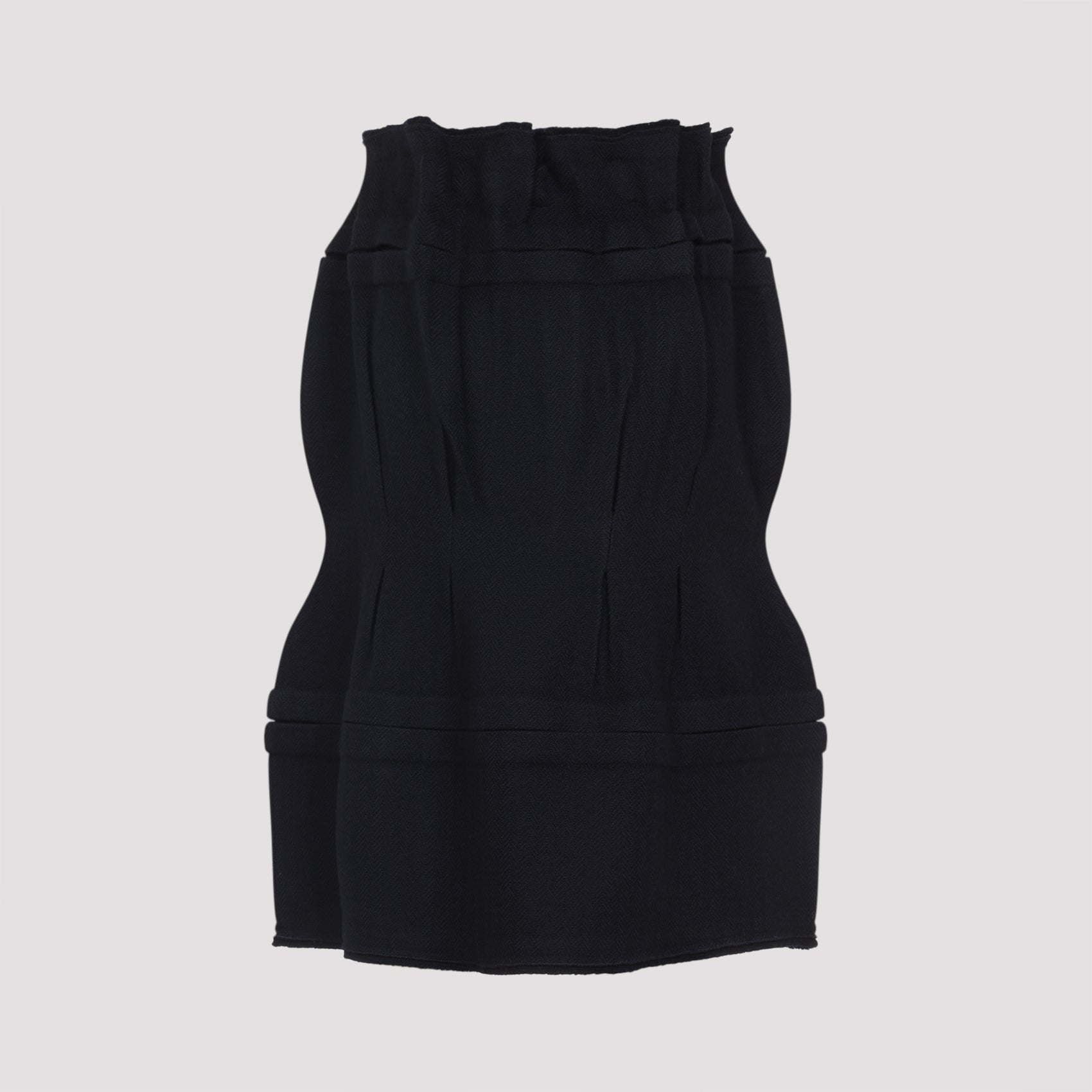 PRADA Virgin Wool Midi Skirt for Women