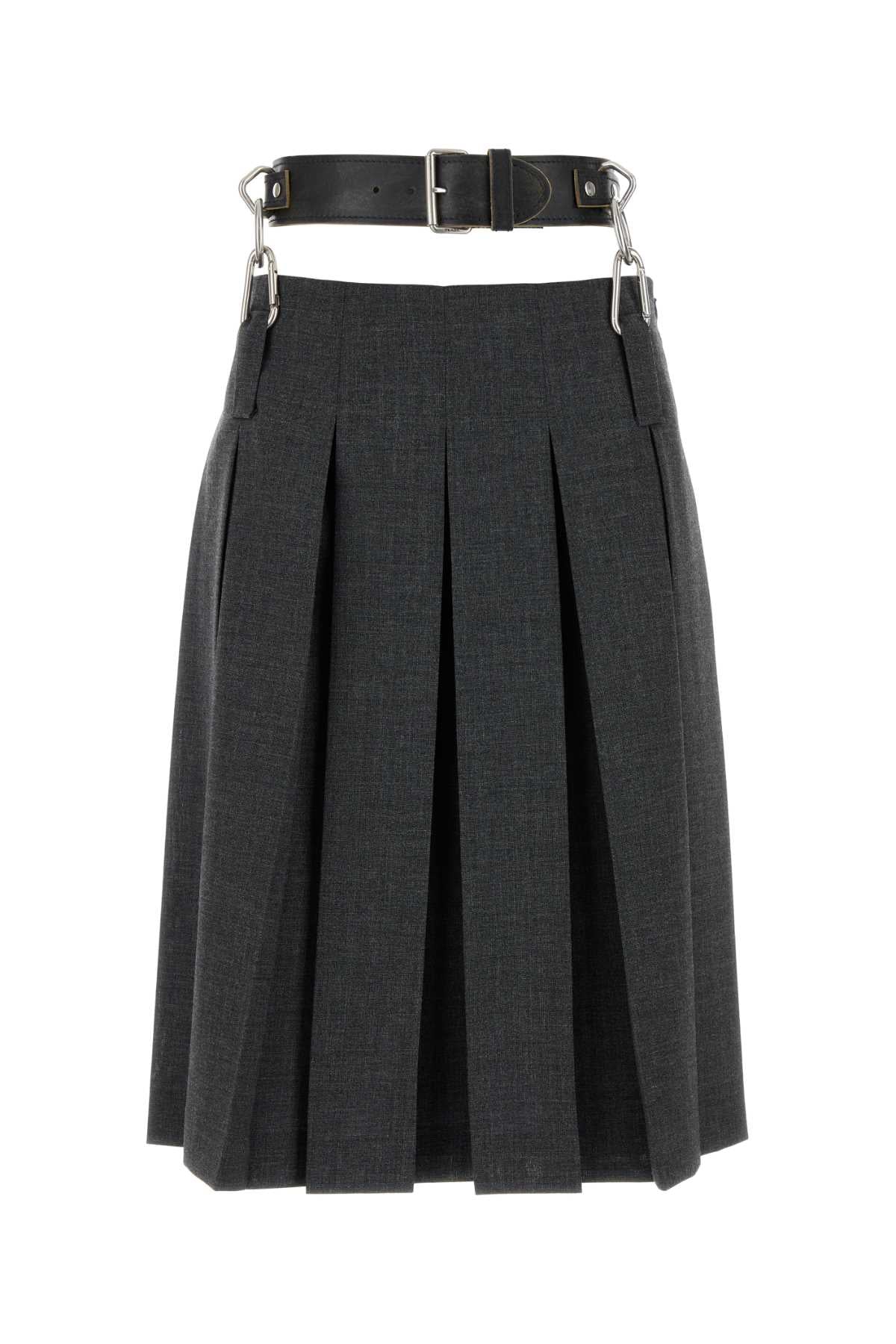 PRADA Wool Mini Skirt for Women