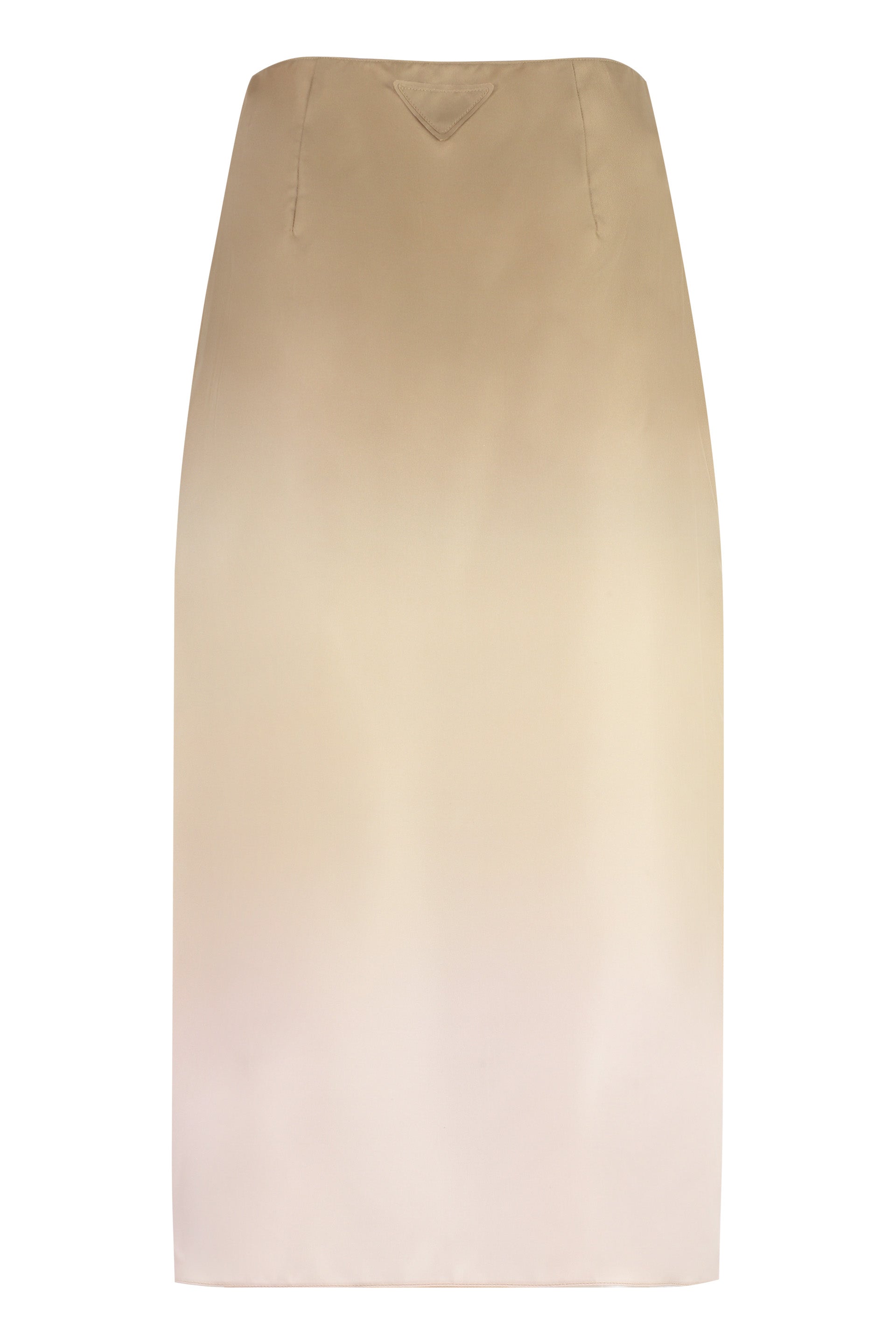 PRADA Elegant Silk Midi Skirt