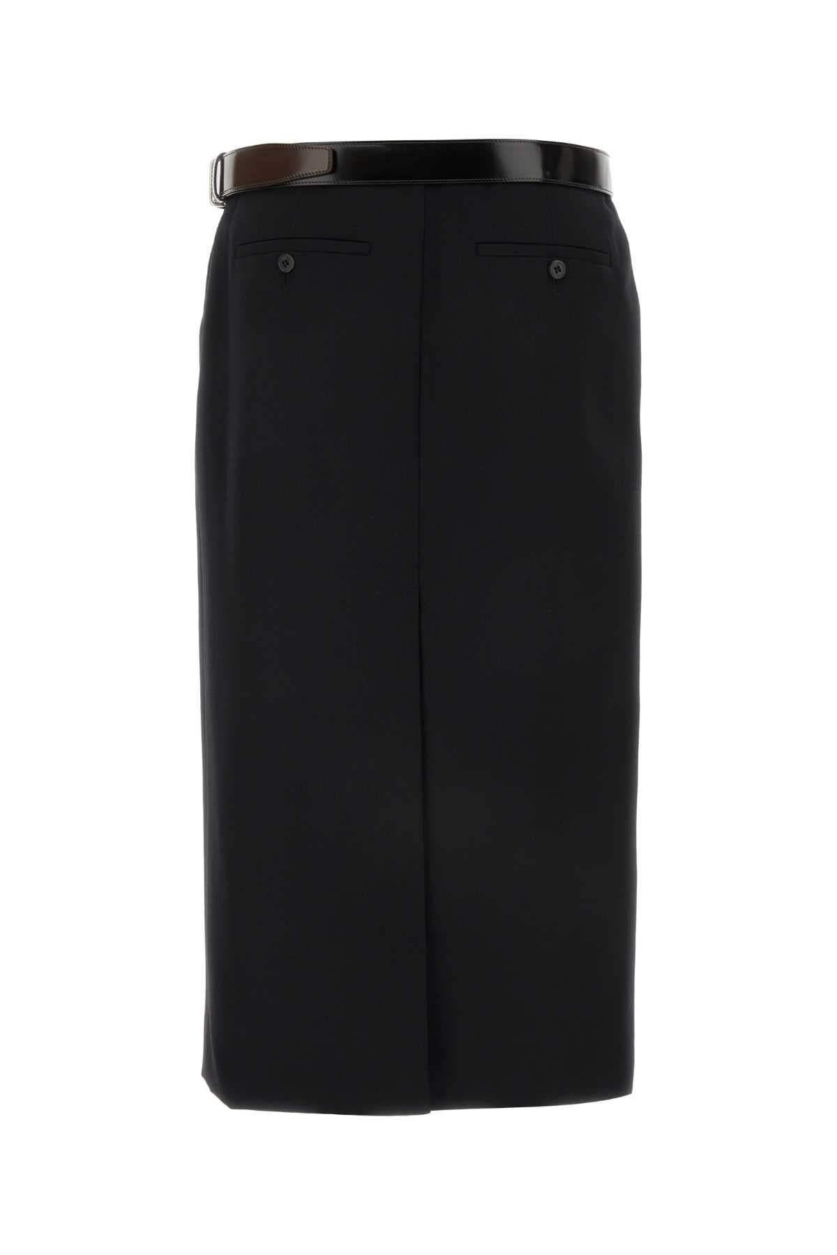 PRADA Chic Gabardine Skirt for Women