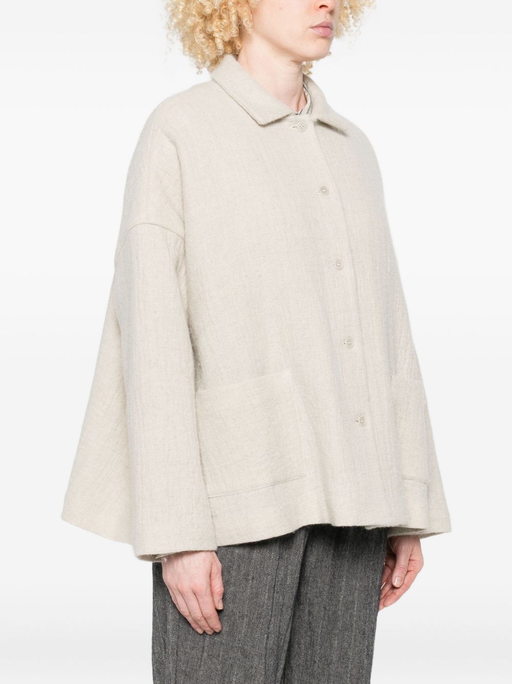 APUNTOB Linen and Wool Jacket