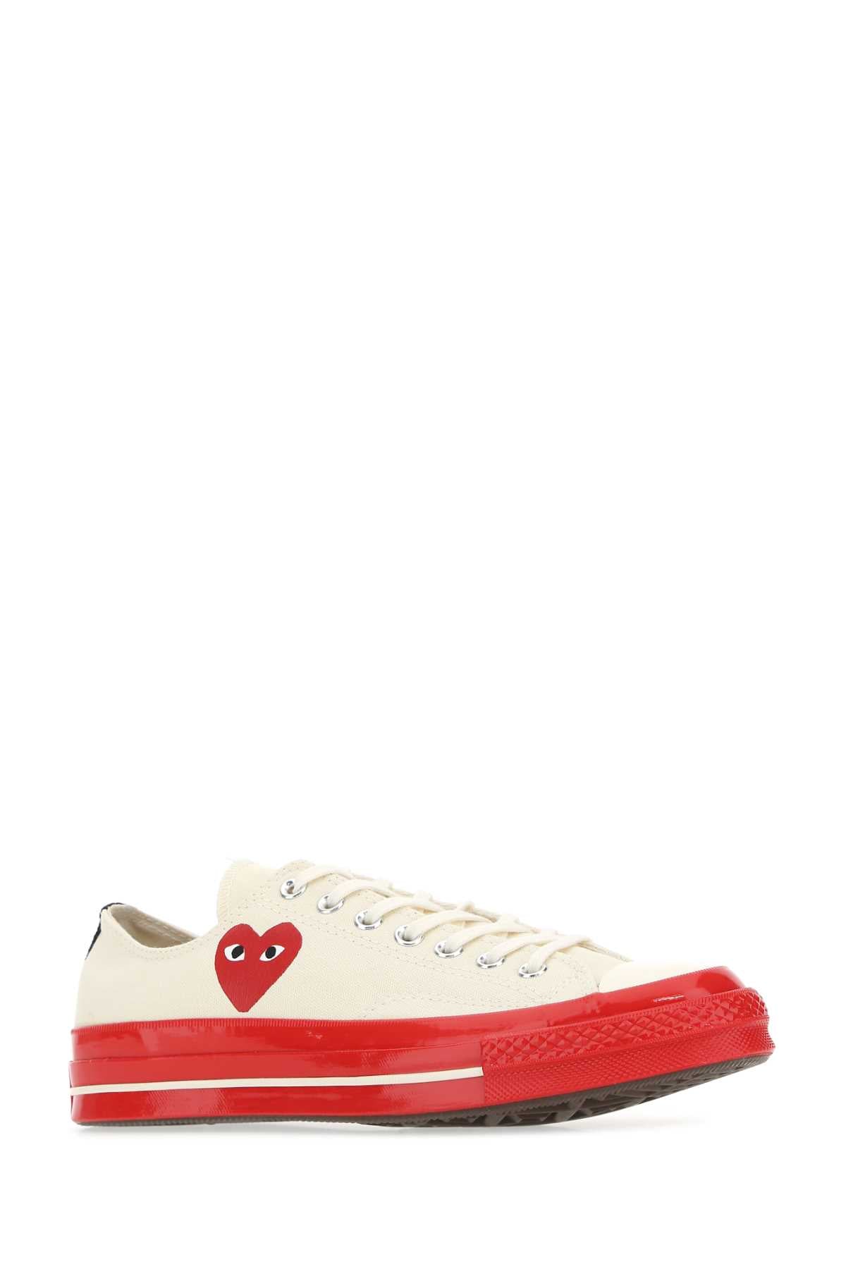 COMME DES GARÇONS PLAY Canvas Collaboration Sneakers