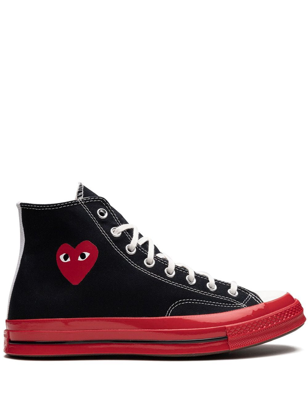 COMME DES GARÇONS PLAY High Top Red Sole Sneakers for Women