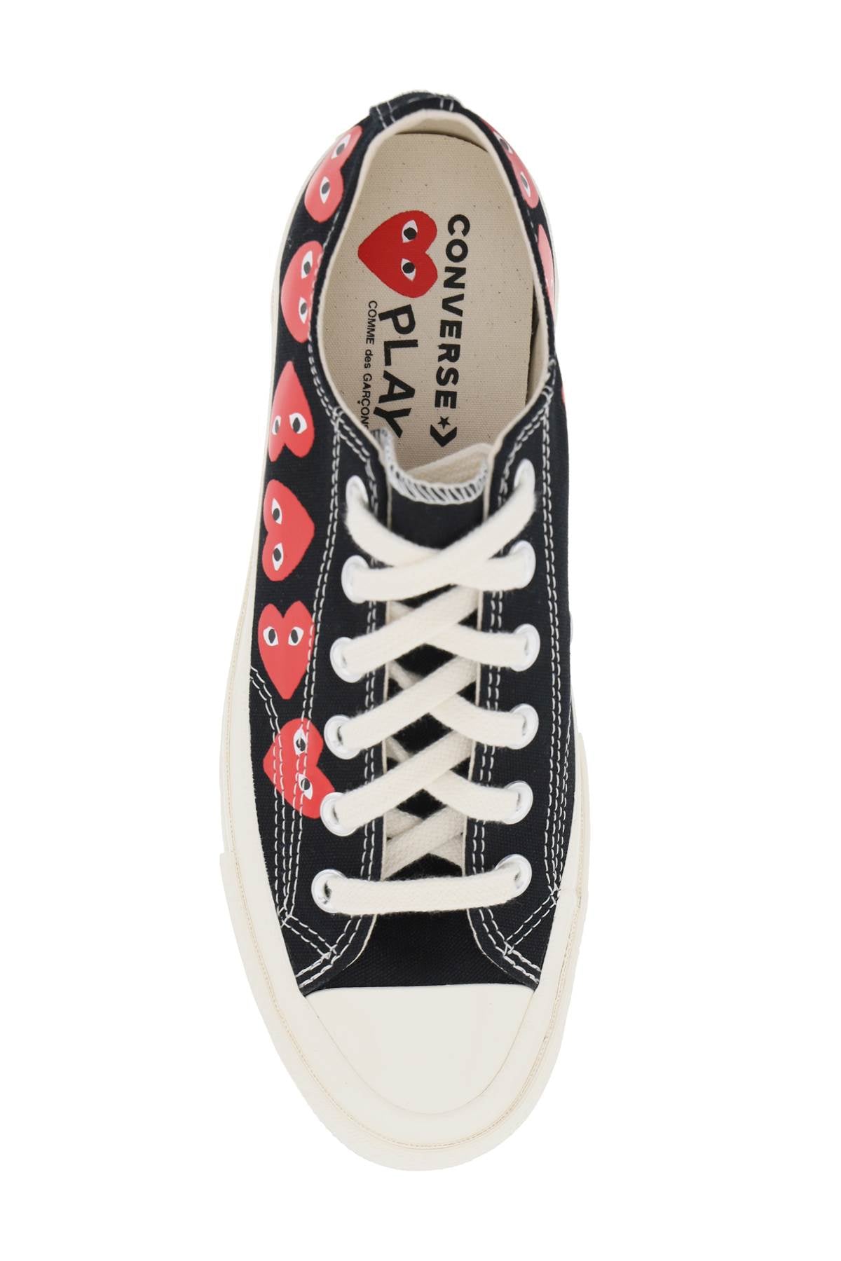 COMME DES GARÇONS PLAY Canvas Signature Sneaker for Women