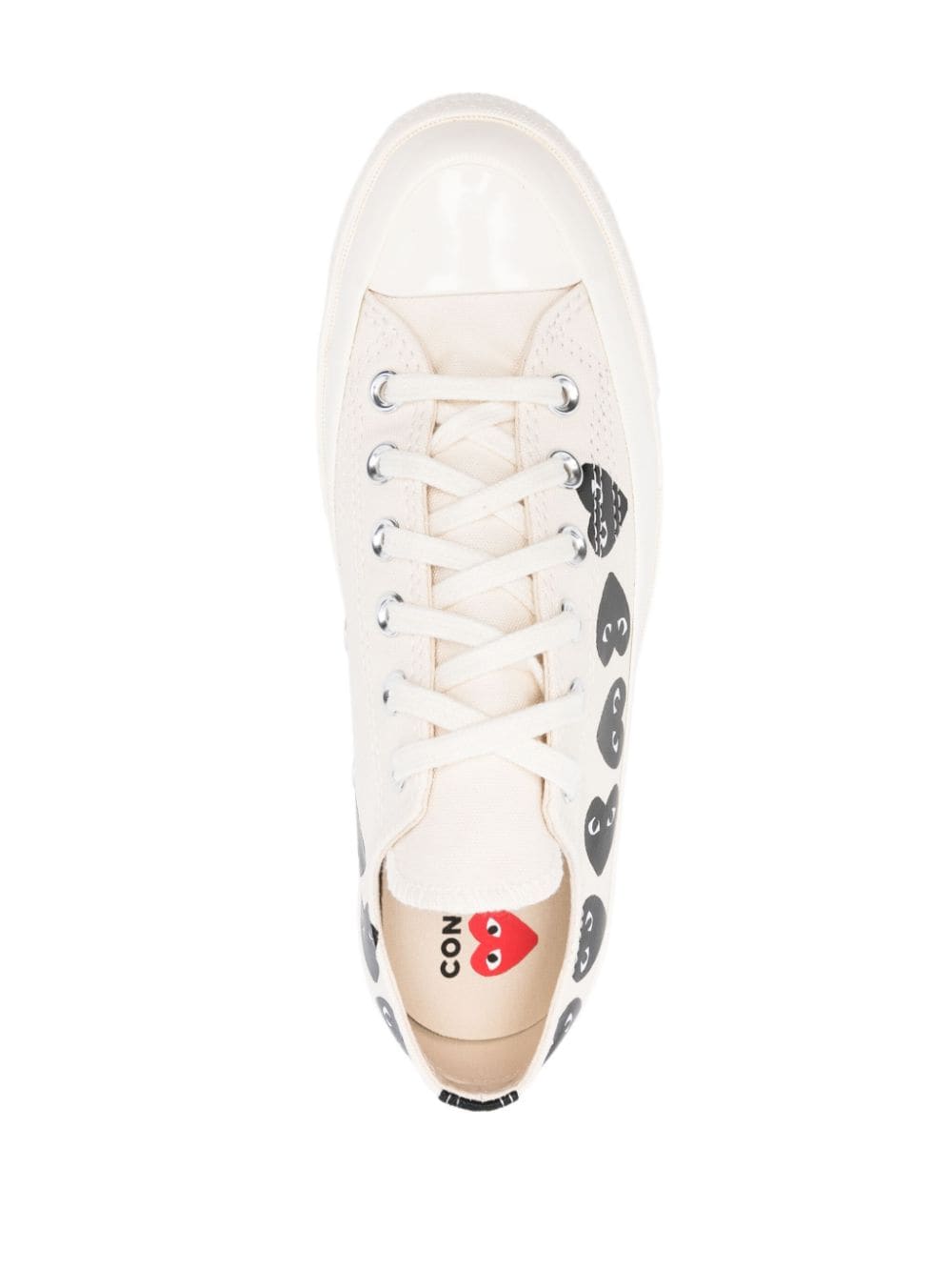 COMME DES GARÇONS PLAY Chic Canvas Sneakers for Women