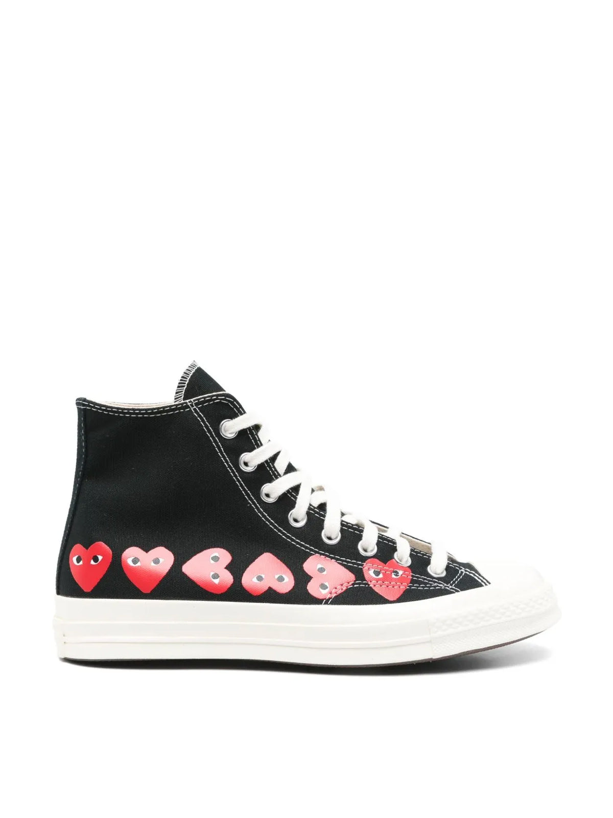 COMME DES GARÇONS PLAY High-Top Sneakers Collaboration with Converse