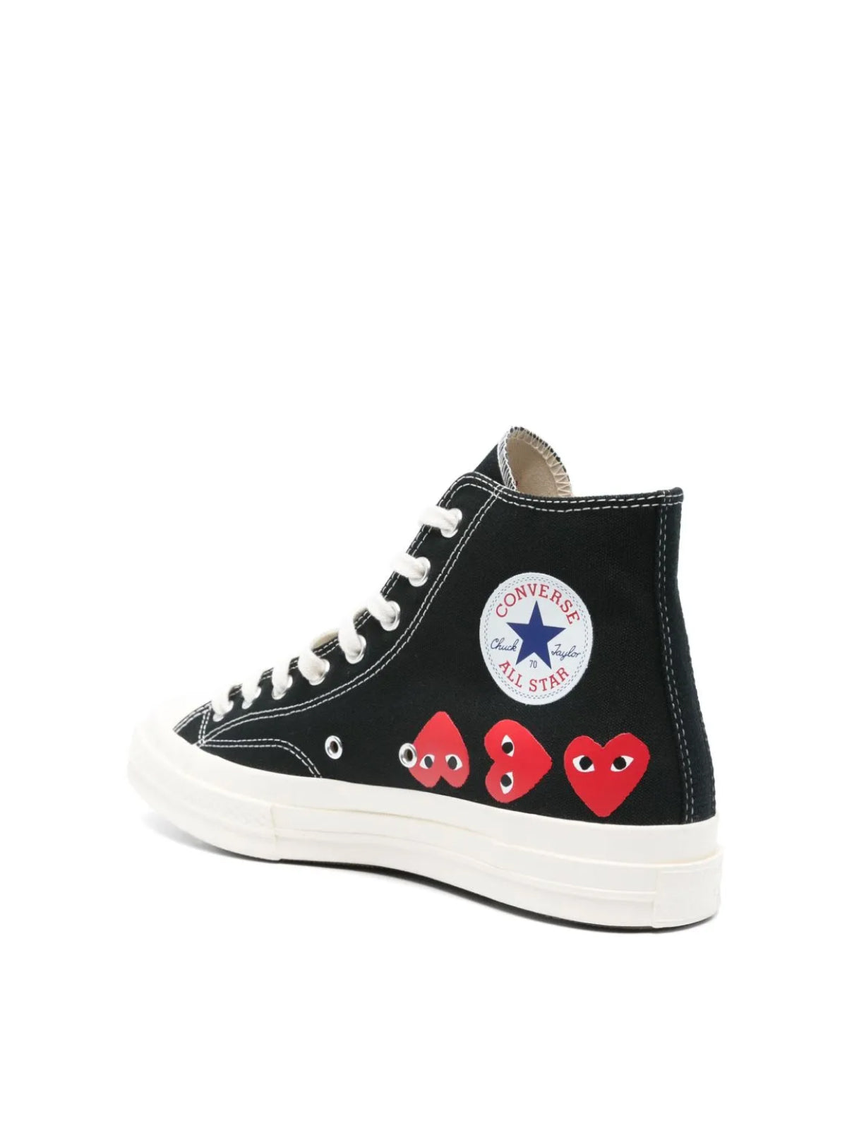 COMME DES GARÇONS PLAY High-Top Sneakers Collaboration with Converse