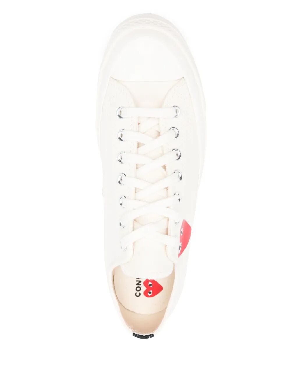 COMME DES GARÇONS CONVERSE Heart-Embellished Low Top Sneakers for Men