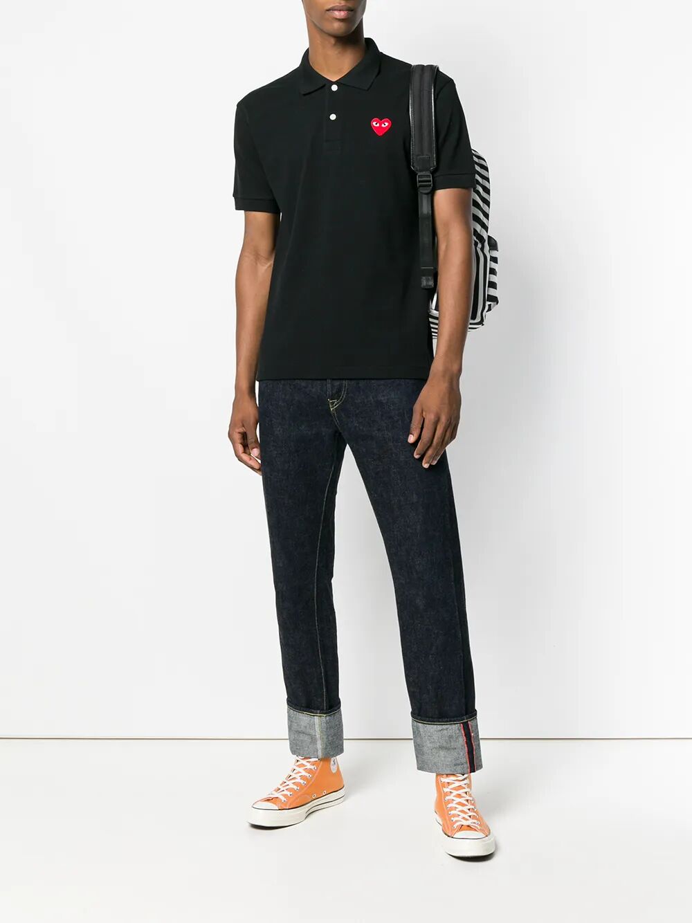 COMME DES GARÇONS PLAY Mini Cotton Polo Shirt