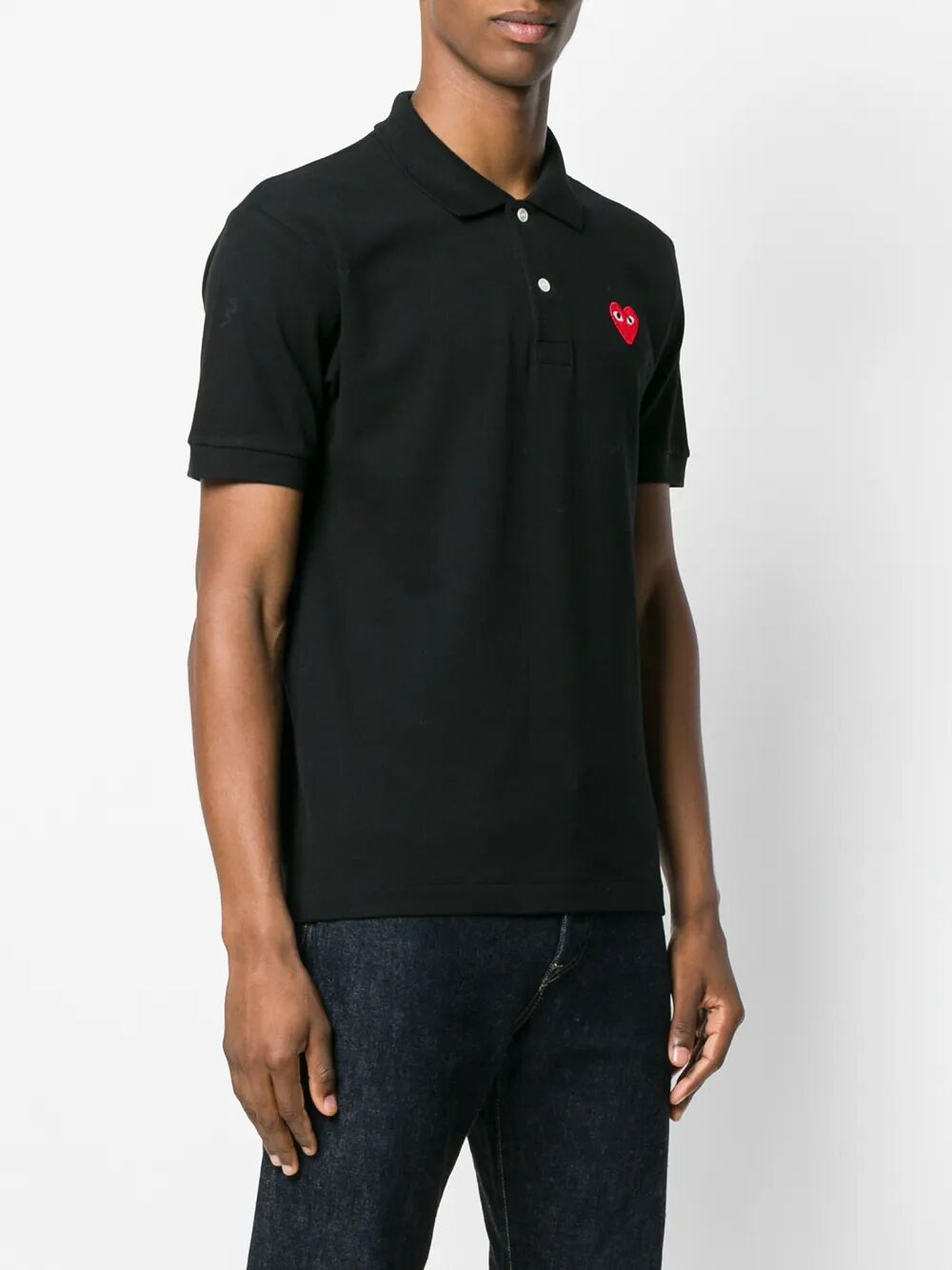 COMME DES GARÇONS PLAY Mini Cotton Polo Shirt