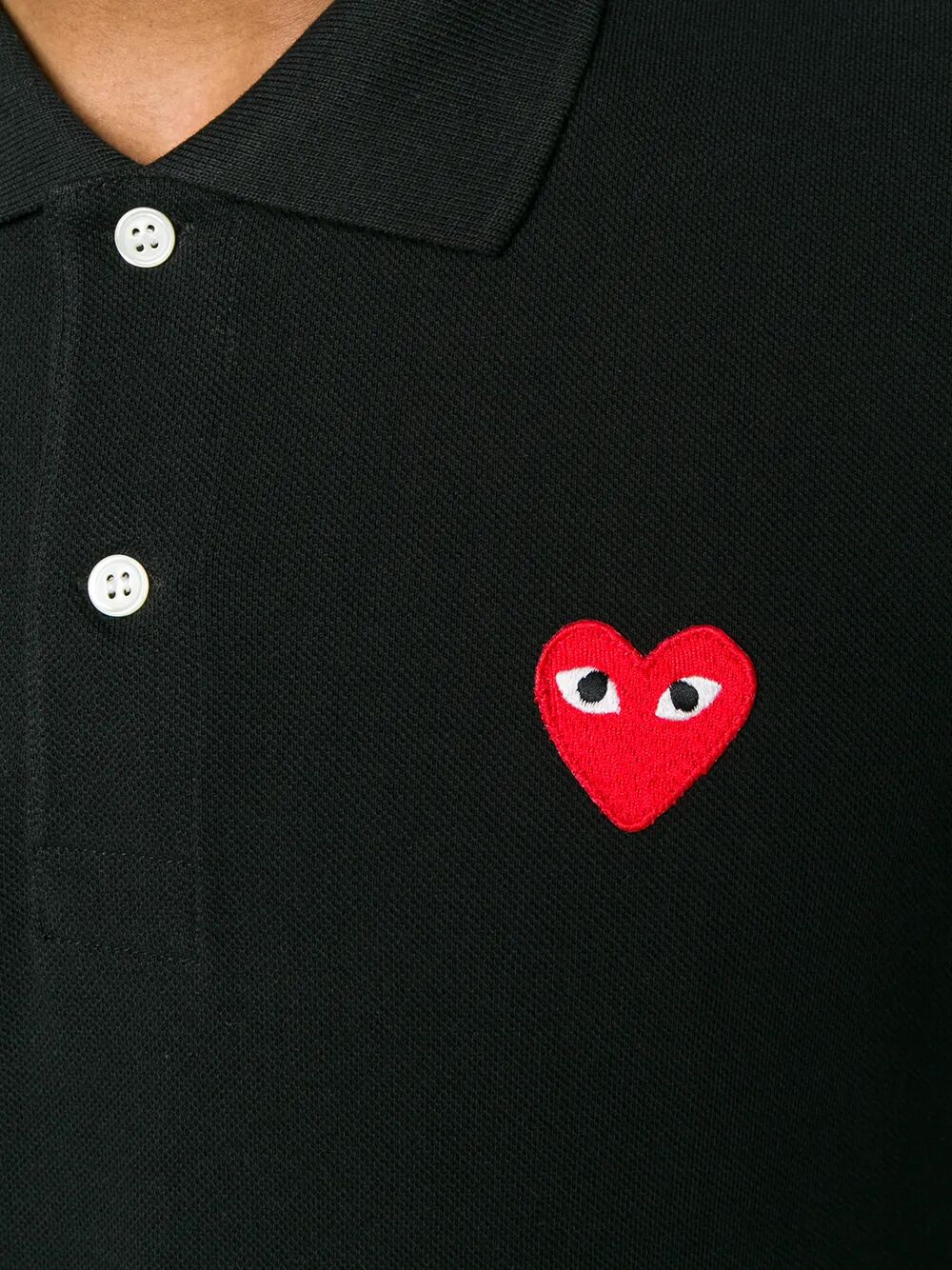 COMME DES GARÇONS PLAY Mini Cotton Polo Shirt