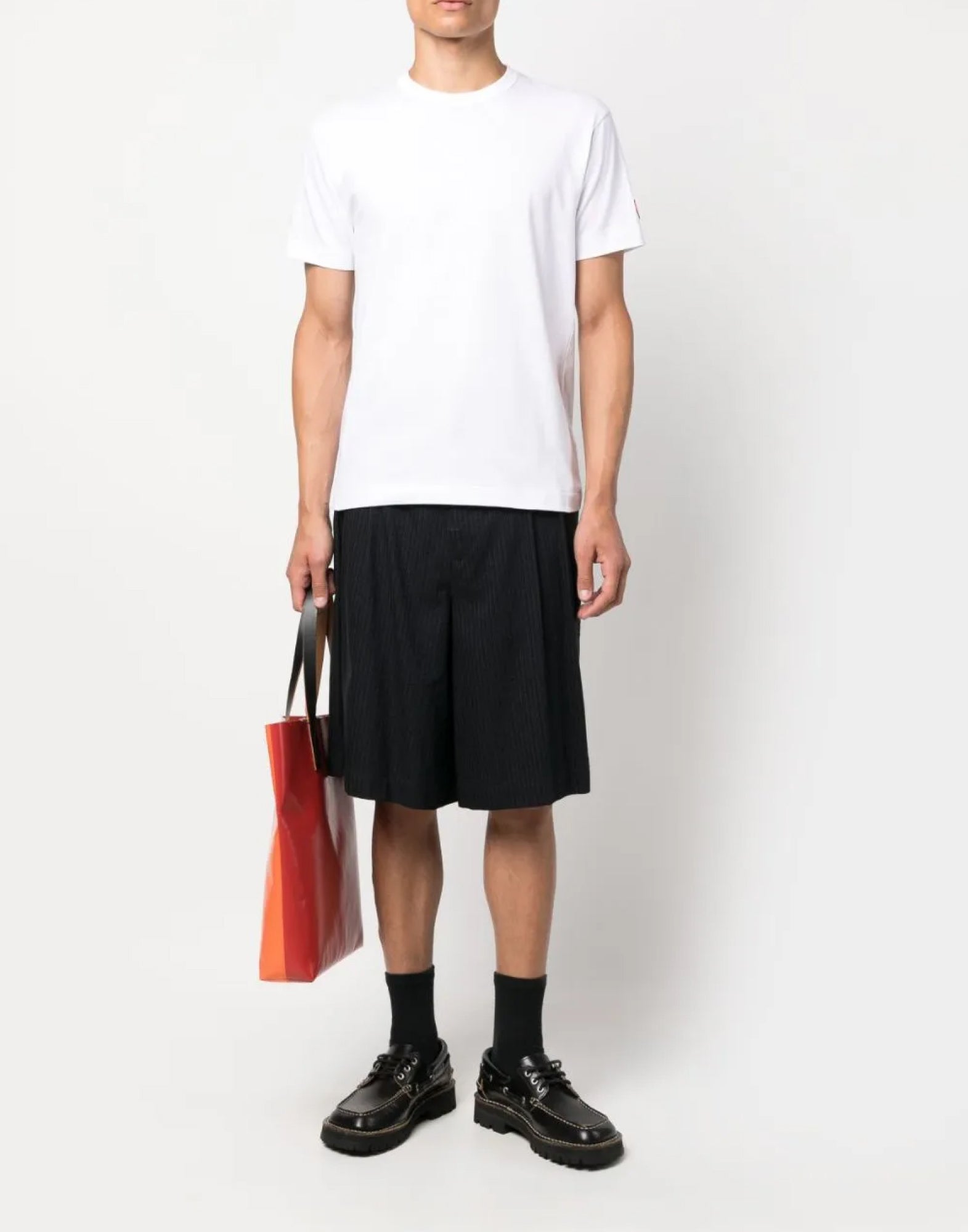 COMME DES GARÇONS Logo Patch Short Sleeve T-Shirt