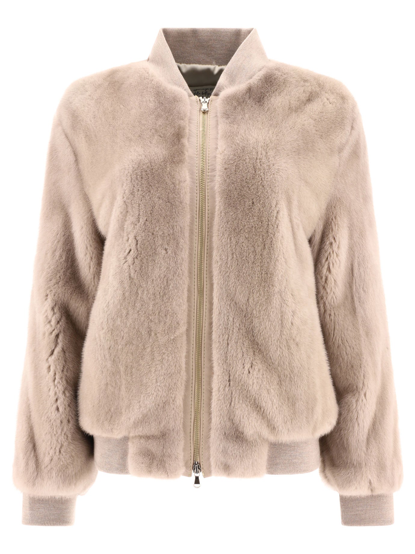 GIOVI Mink Fur Bomber Jacket