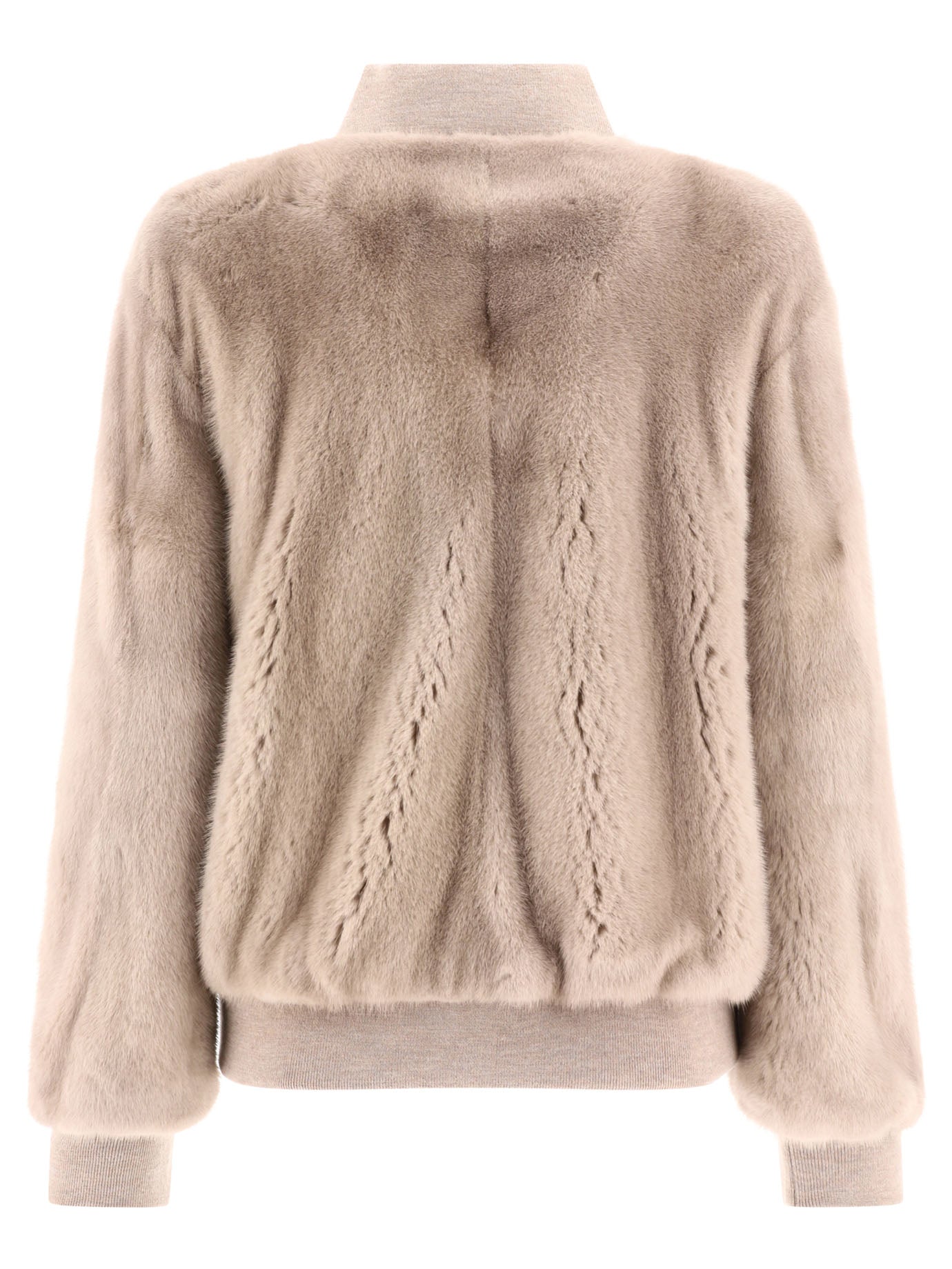 GIOVI Mink Fur Bomber Jacket