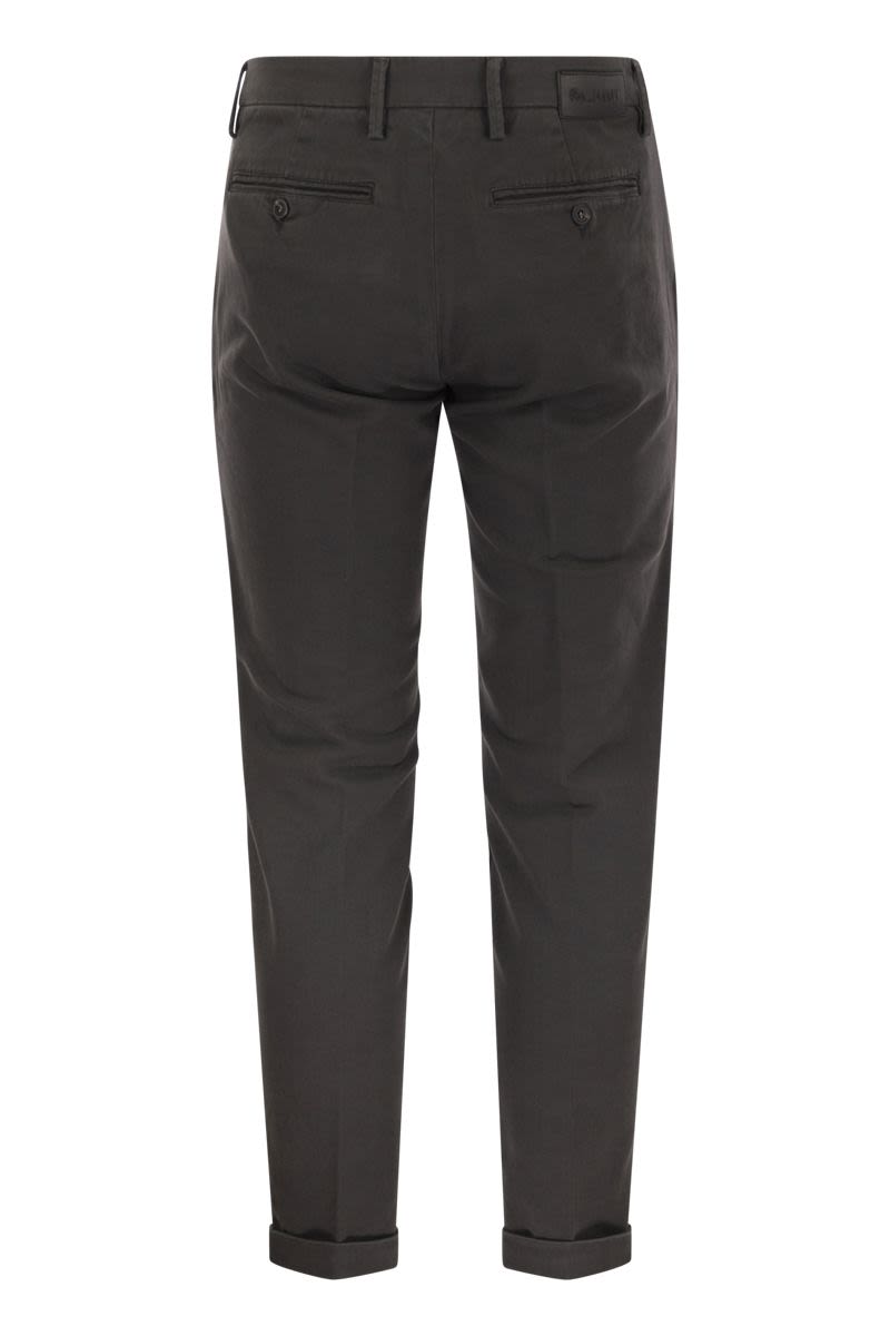 REHASH Effortless Elegance - Stretch Cotton and Lyocell Chino Trousers