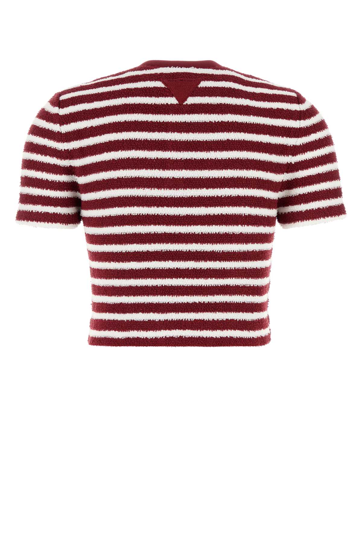 PRADA Embroidered Terry Fabric Polo Shirt for Women