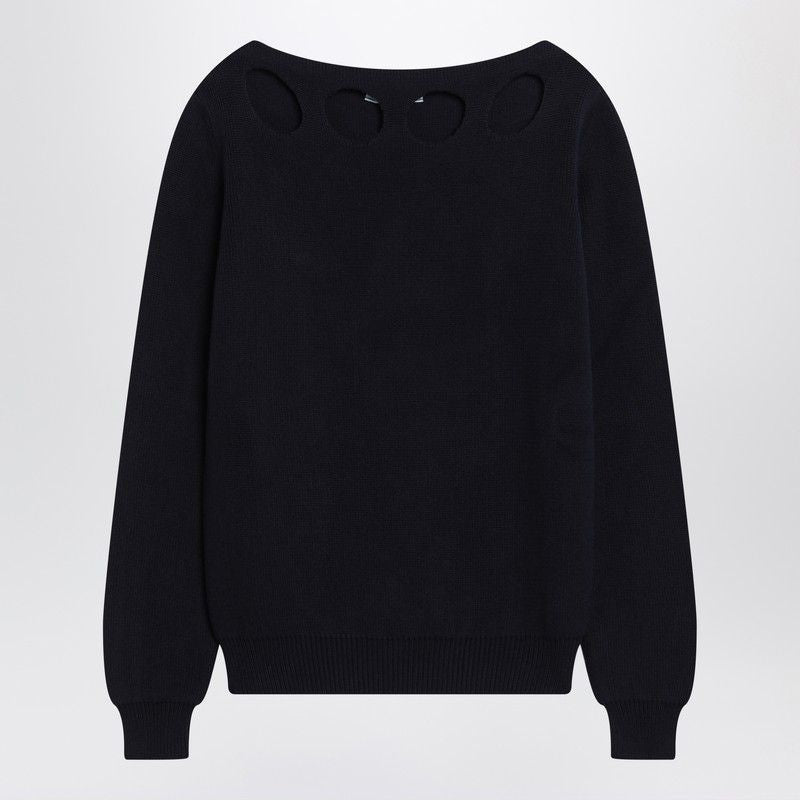 PRADA Geometric Detail Cotton Sweater