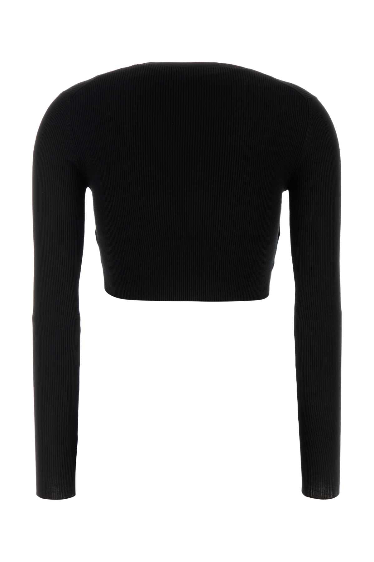 PRADA Silk T-Shirt for Women - FW25 Collection