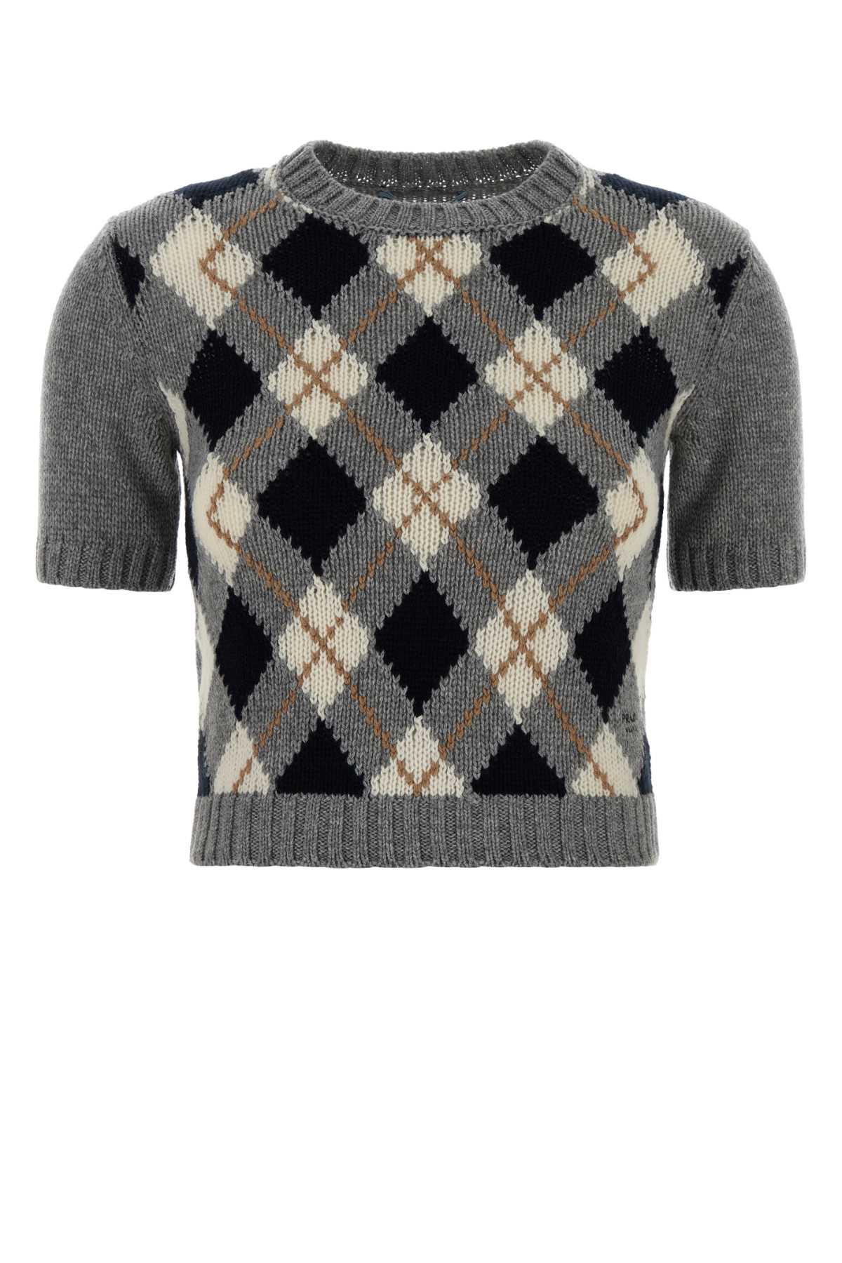 PRADA Short-Sleeved Cashmere Sweater