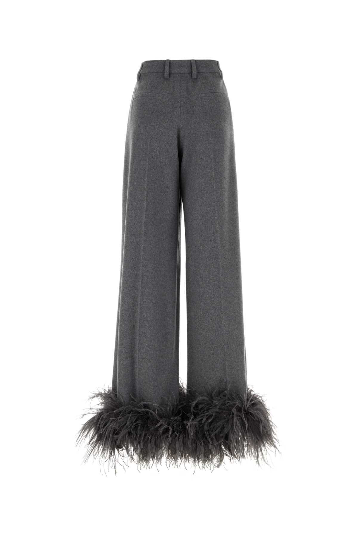 PRADA Wide-Leg Cashmere Trousers for Women