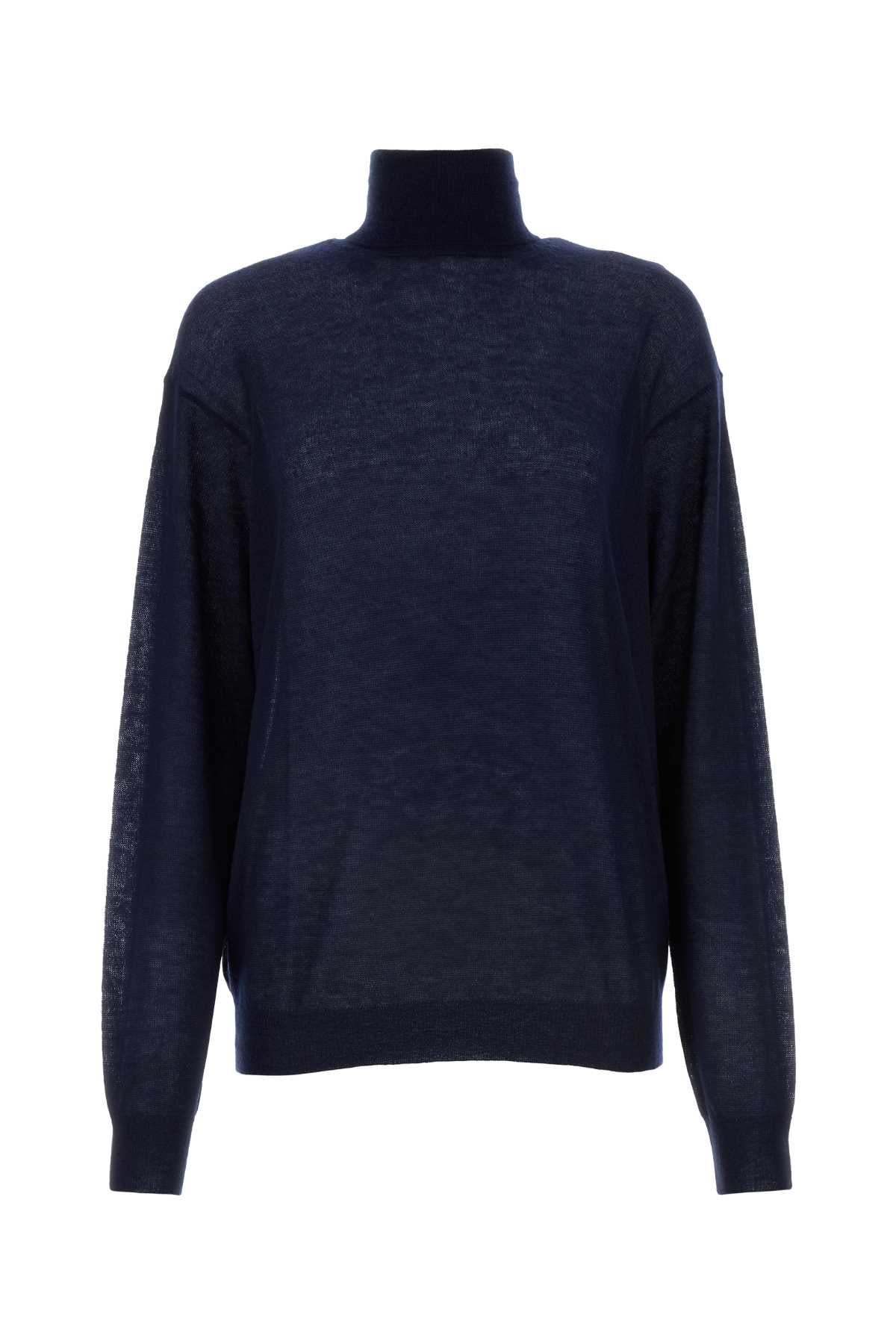 PRADA See-Through Cashmere Sweater for Women - SS24 Collection