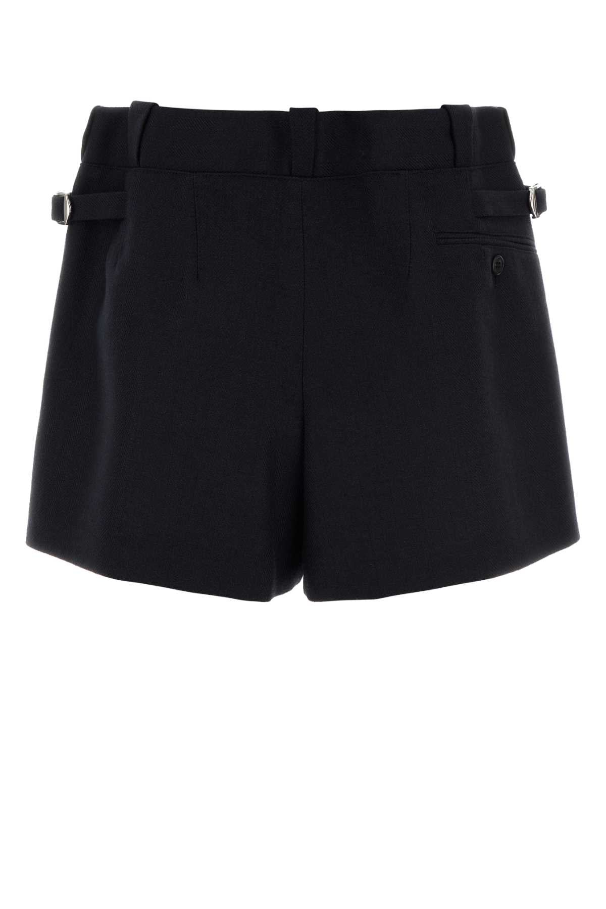 PRADA Wool Mini Shorts for Women - Fall/Winter 2025