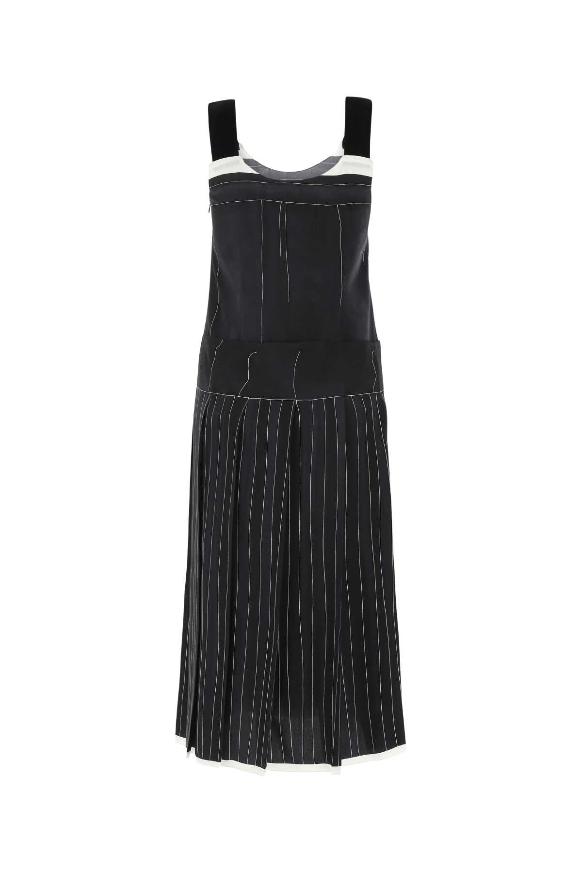 PRADA Elegant Printed Silk Dress for Women - Spring/Summer Style