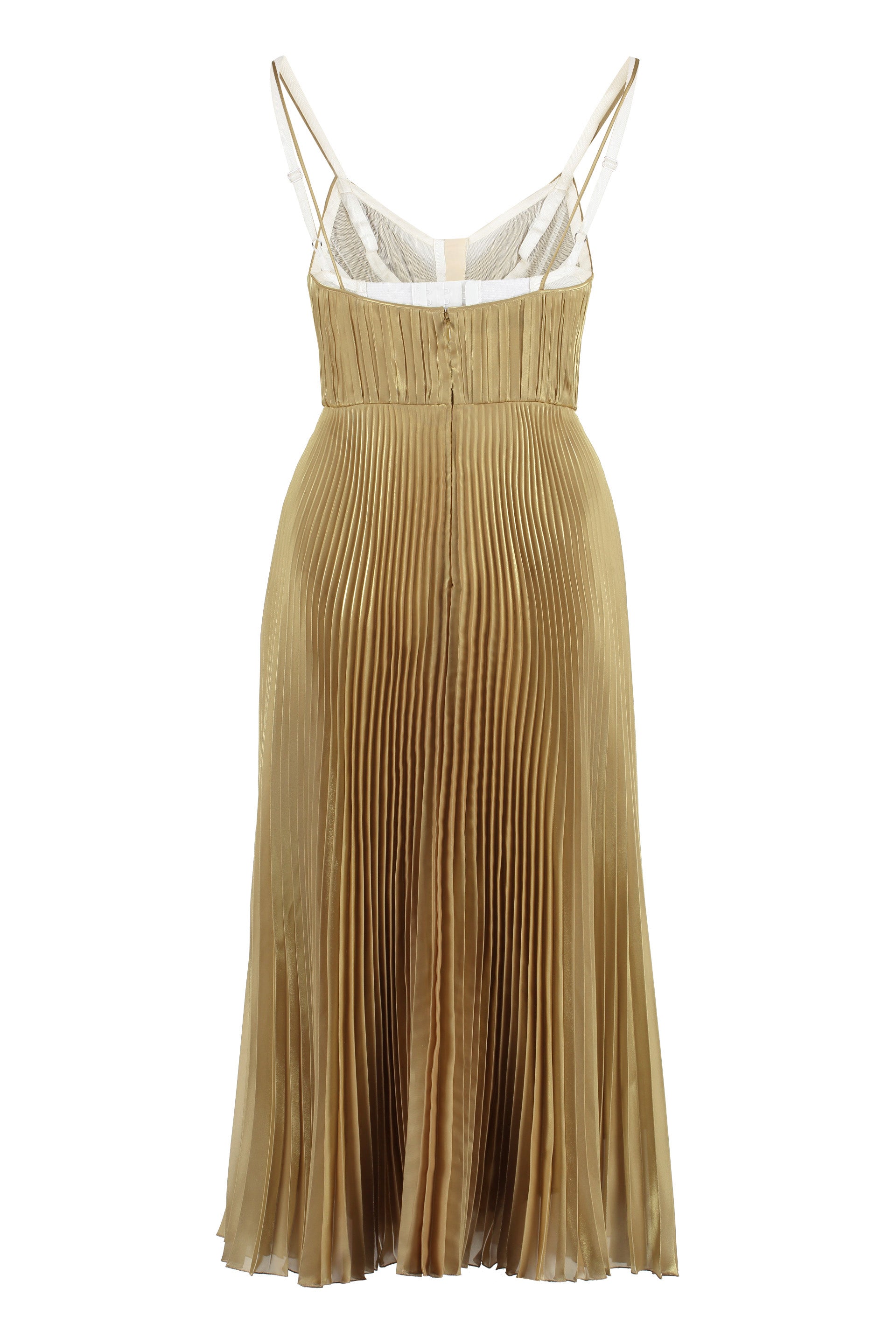 PRADA Pleated Midi Dress