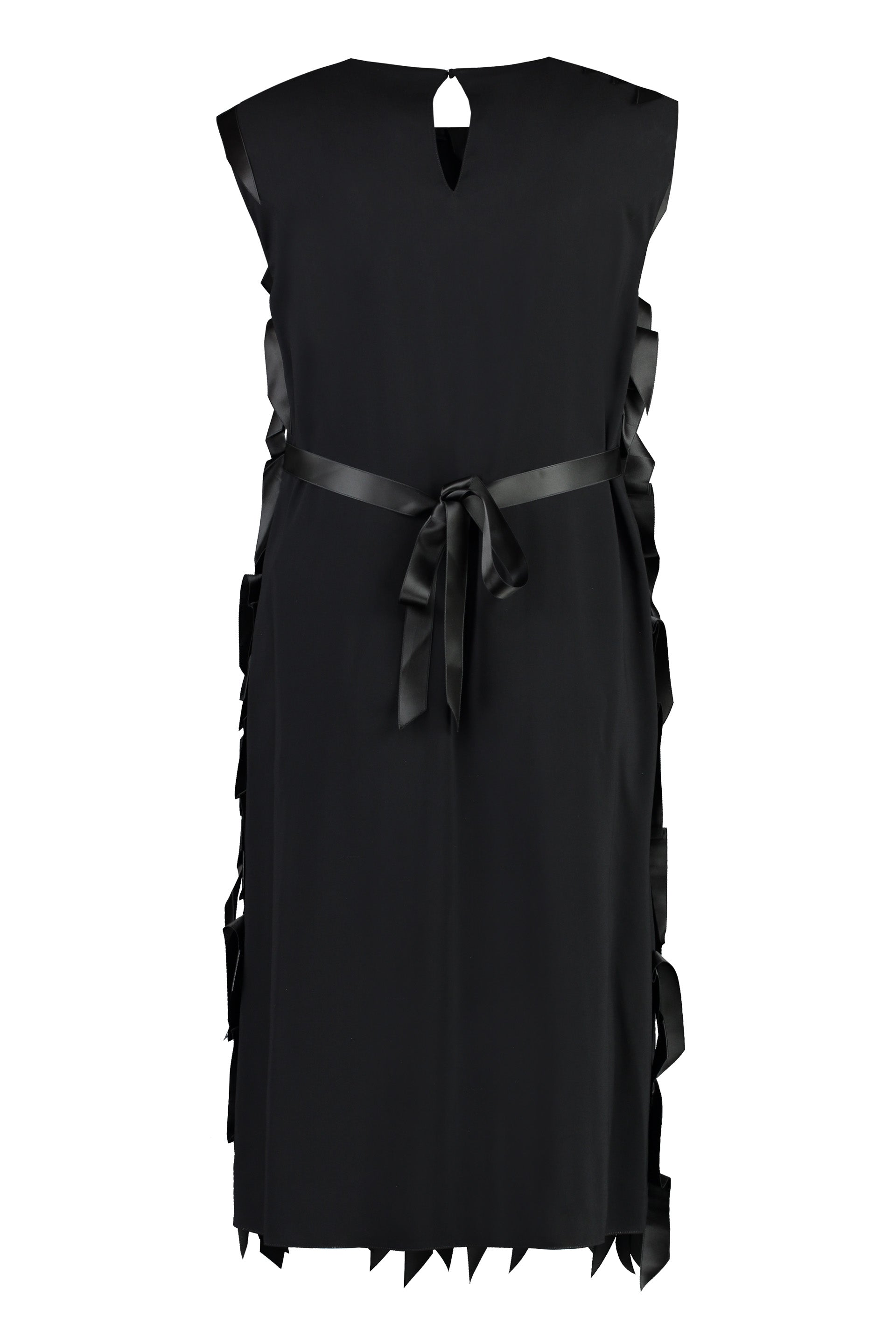 PRADA Elegant Back Bow Dress for Women - Fall/Winter 2024
