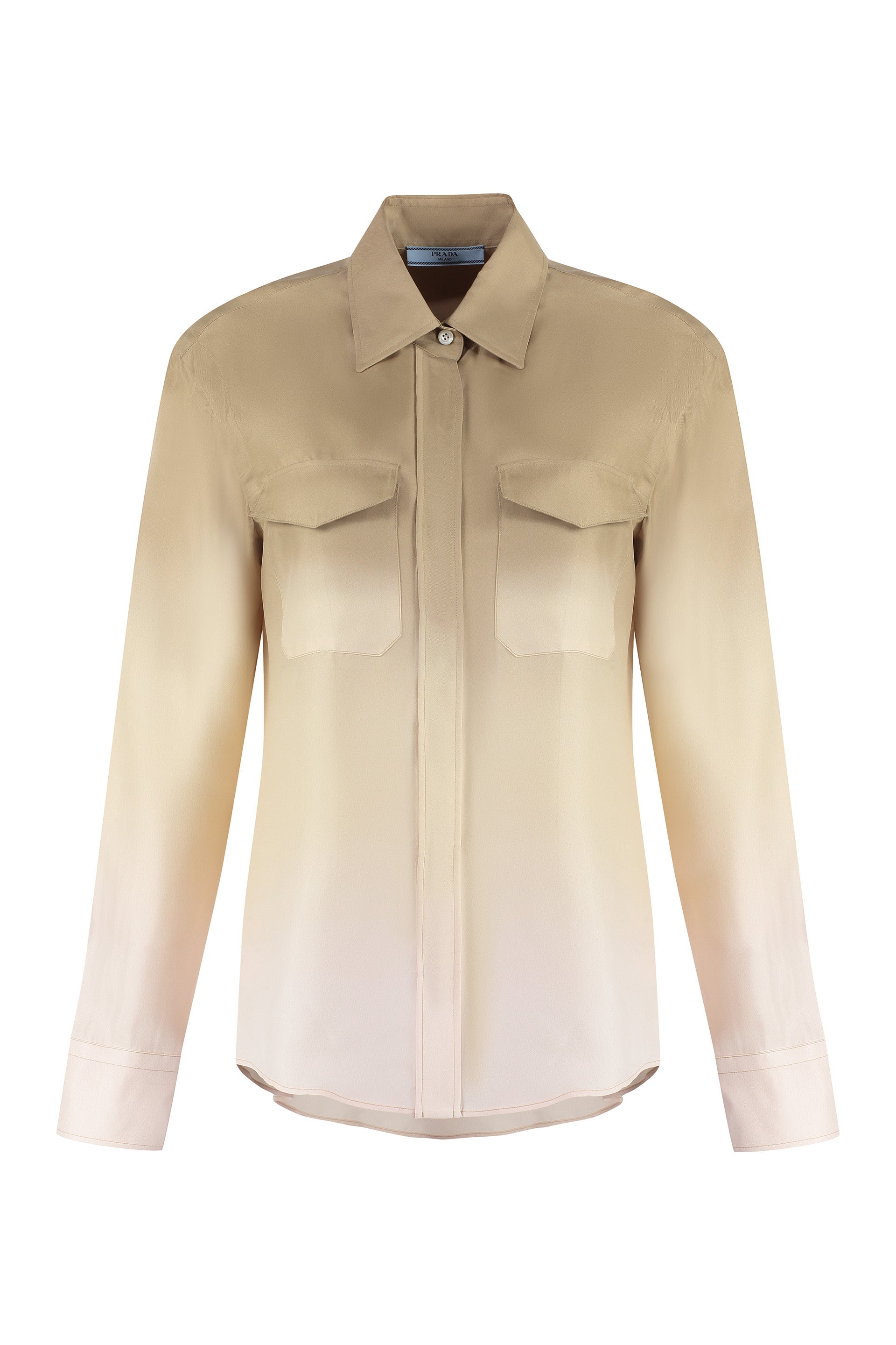 PRADA Multicolor Twill Shirt for Women - FW24 Collection
