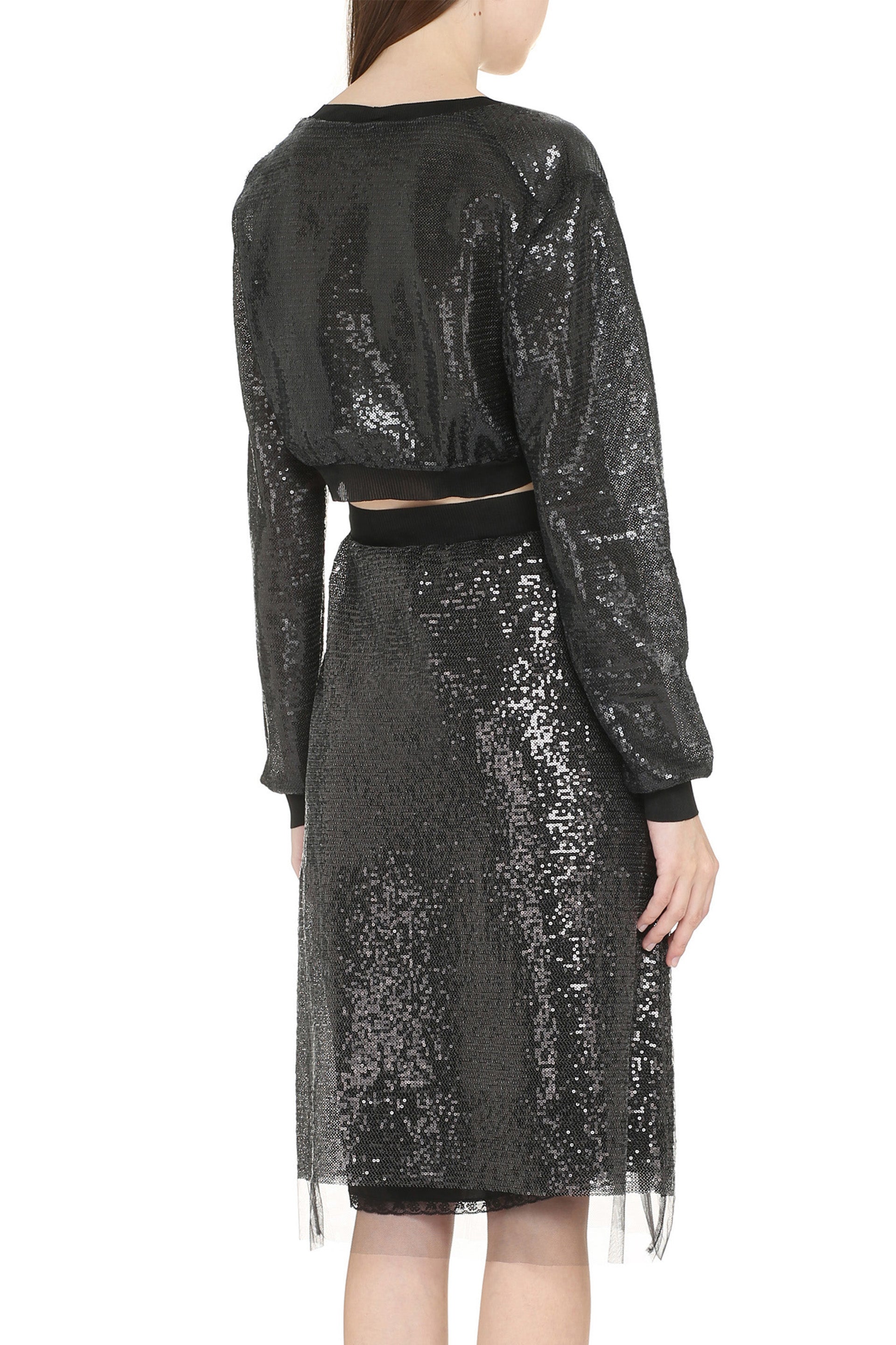 PRADA Mini Sequin Cardigan