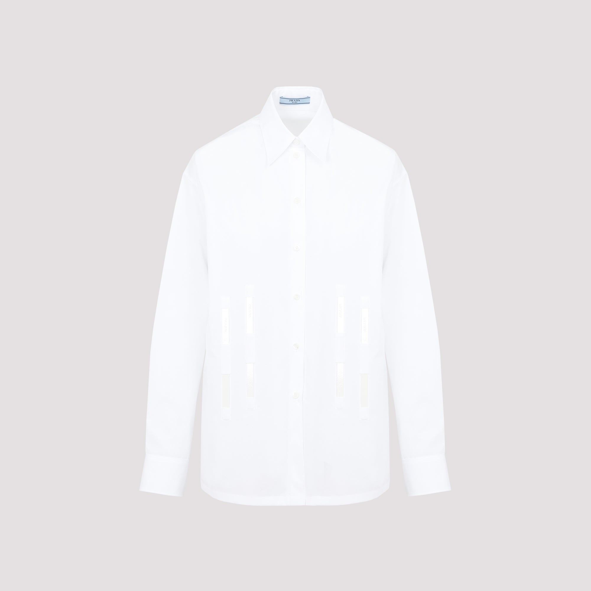 PRADA Oversize Poplin Shirt for Women - Fall/Winter 2024
