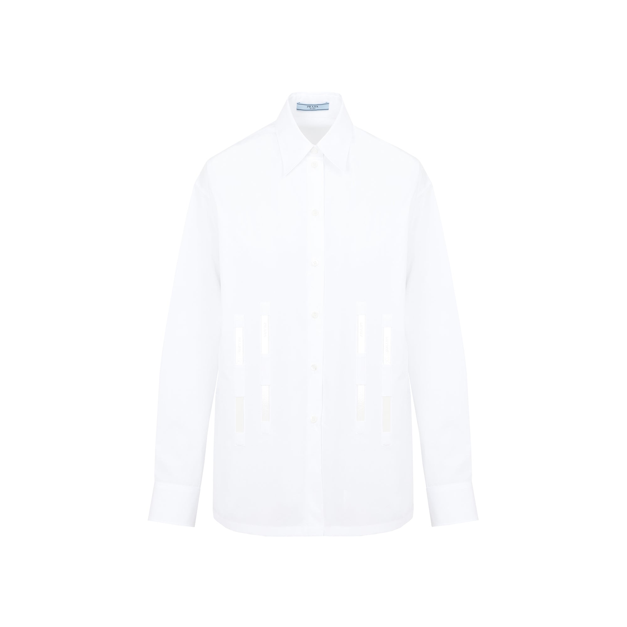 PRADA Oversize Poplin Shirt for Women - Fall/Winter 2024