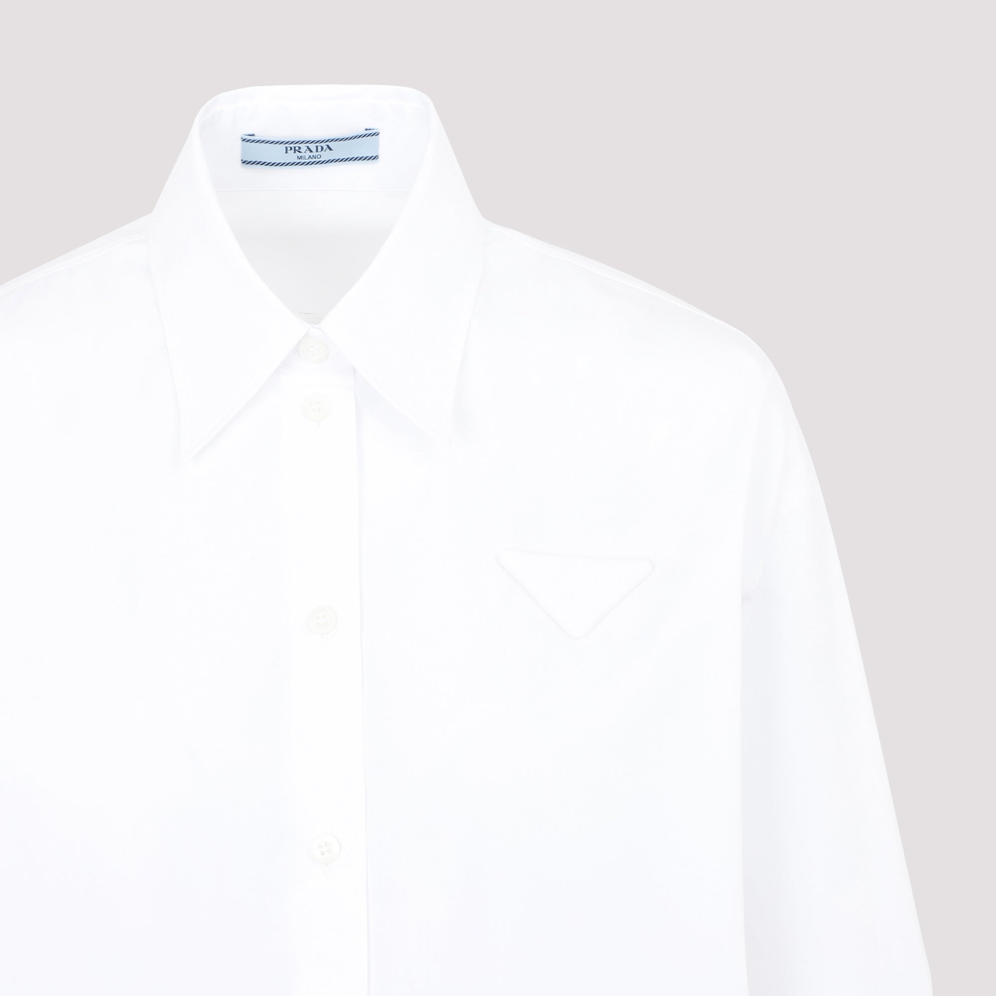 PRADA Oversize Poplin Shirt for Women - Fall/Winter 2024