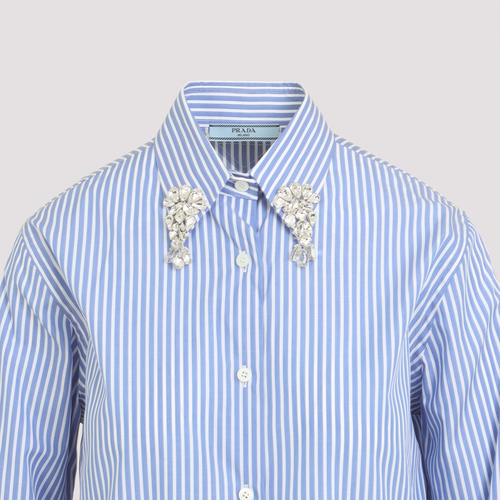 PRADA Striped Cotton Shirt for Women