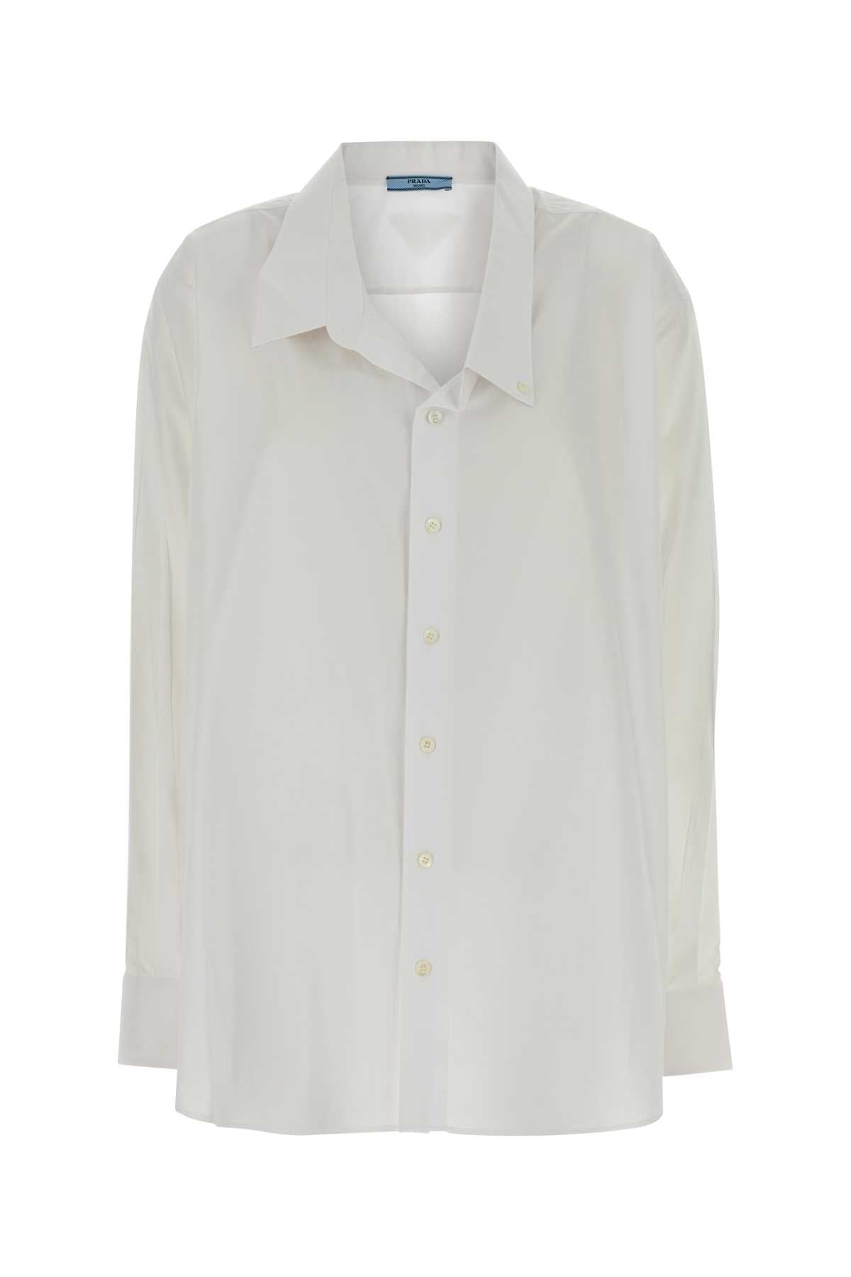 PRADA Oversized Poplin Shirt for Women