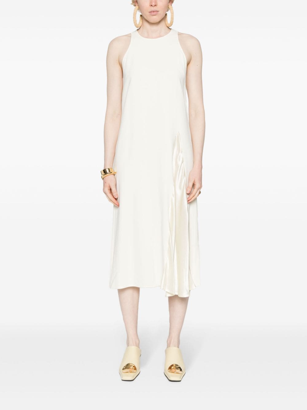 ERIKA CAVALLINI Sleeveless Midi Dress