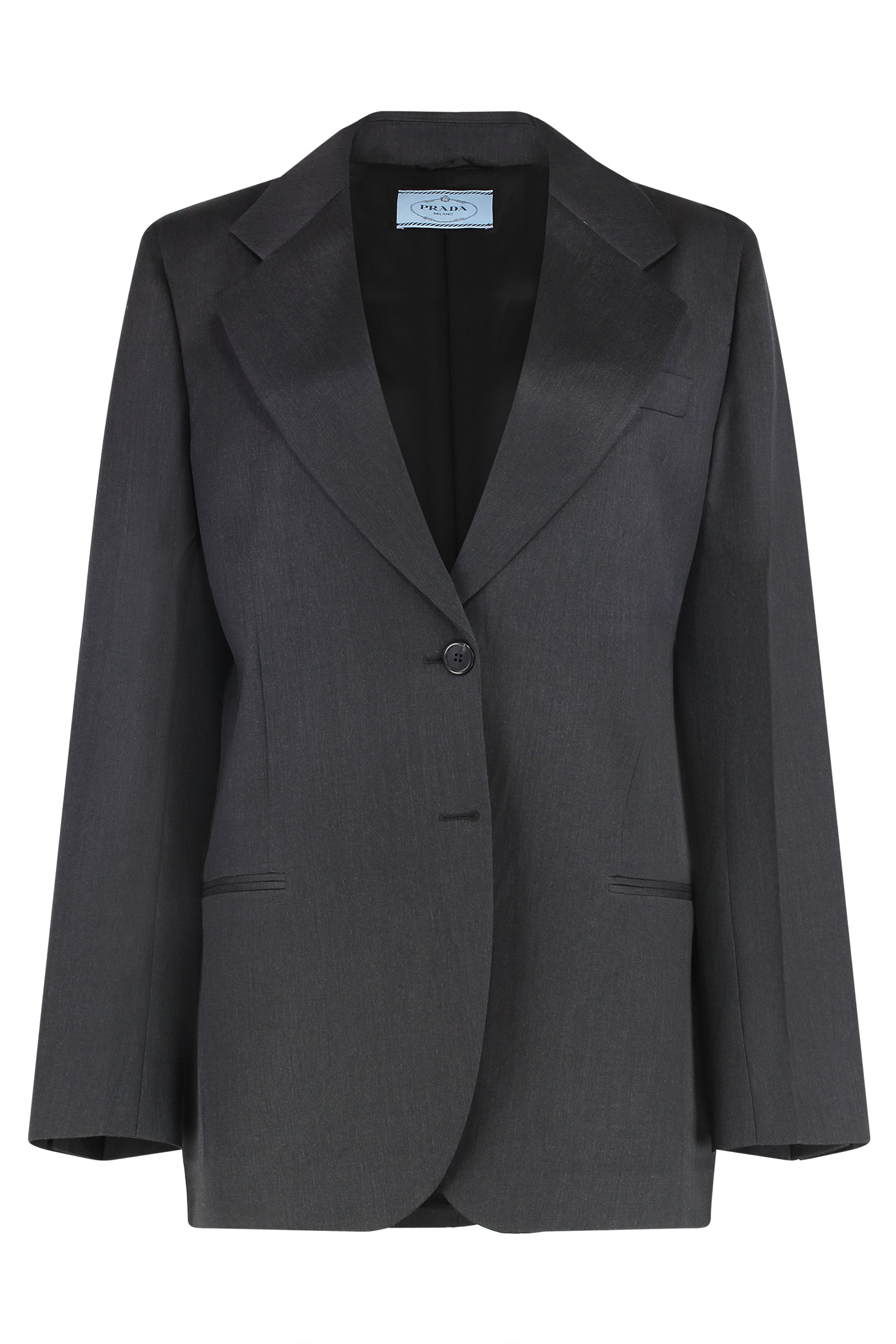 PRADA SINGLE-BREASTED TWO-BUTTON JACKET