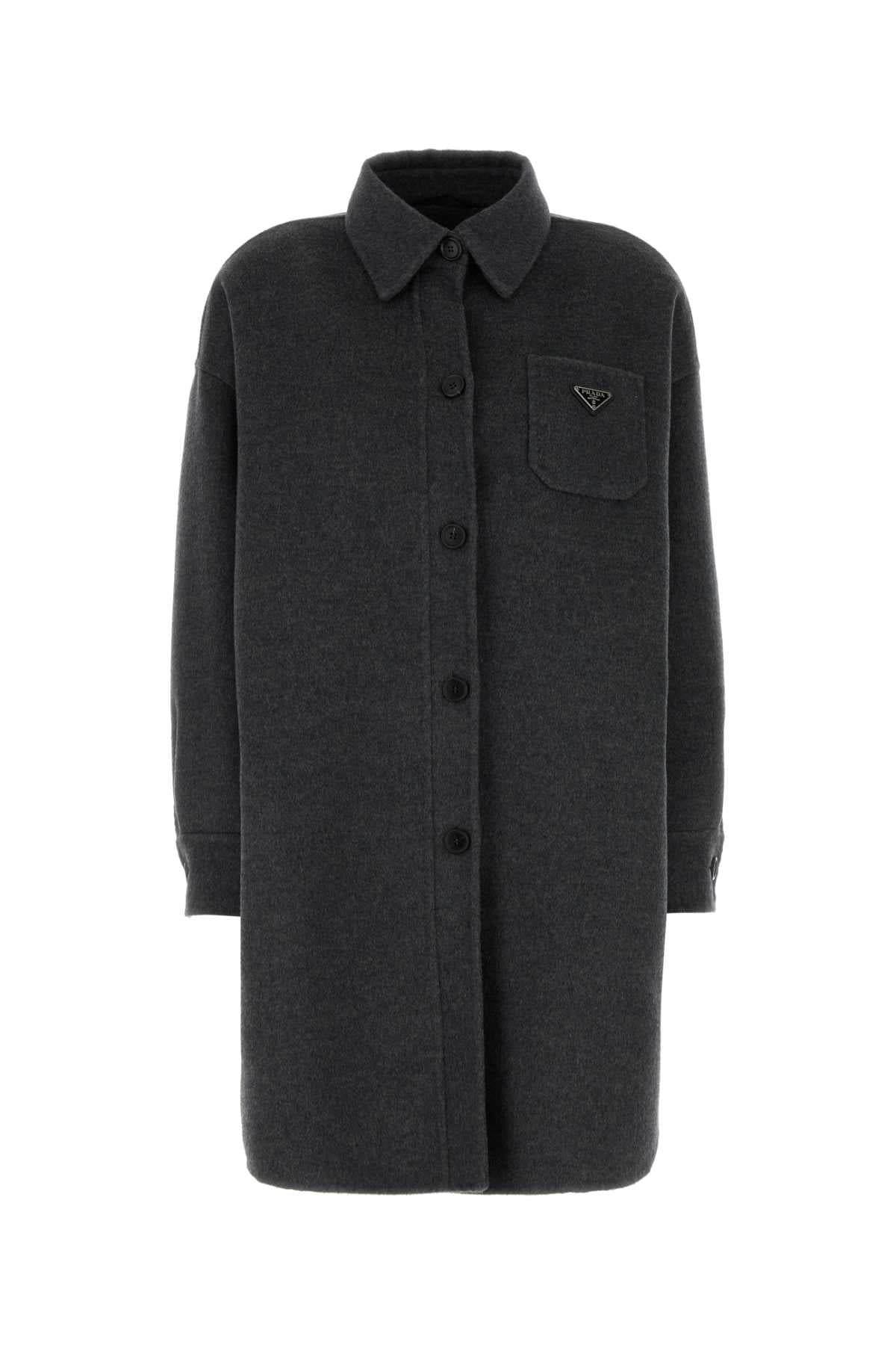 PRADA Wool Blend Jacket for Women - SS25 Collection