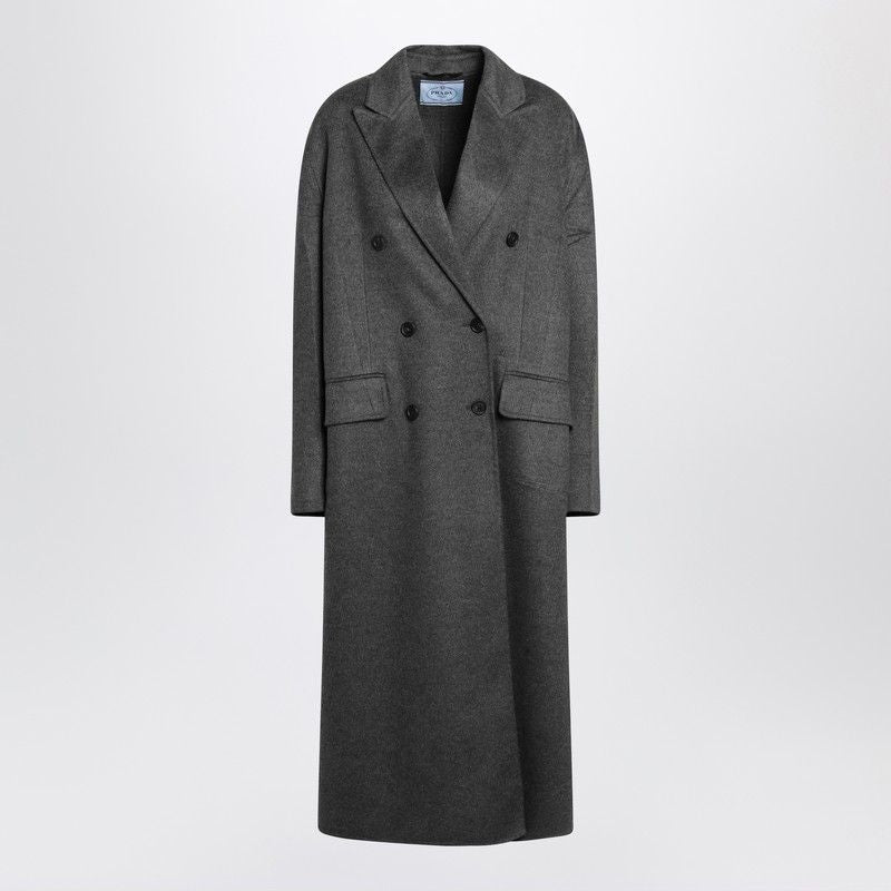 PRADA Double-Breasted Wool and Cashmere Jacket - Women’s