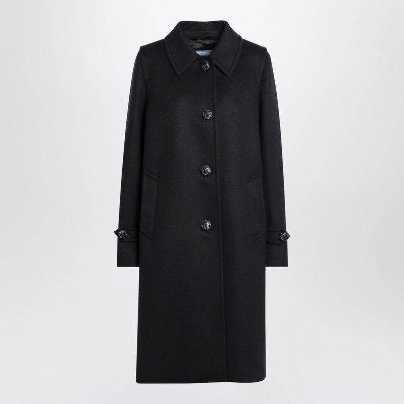 PRADA Single-Breasted Wool Jacket - Women's FW25